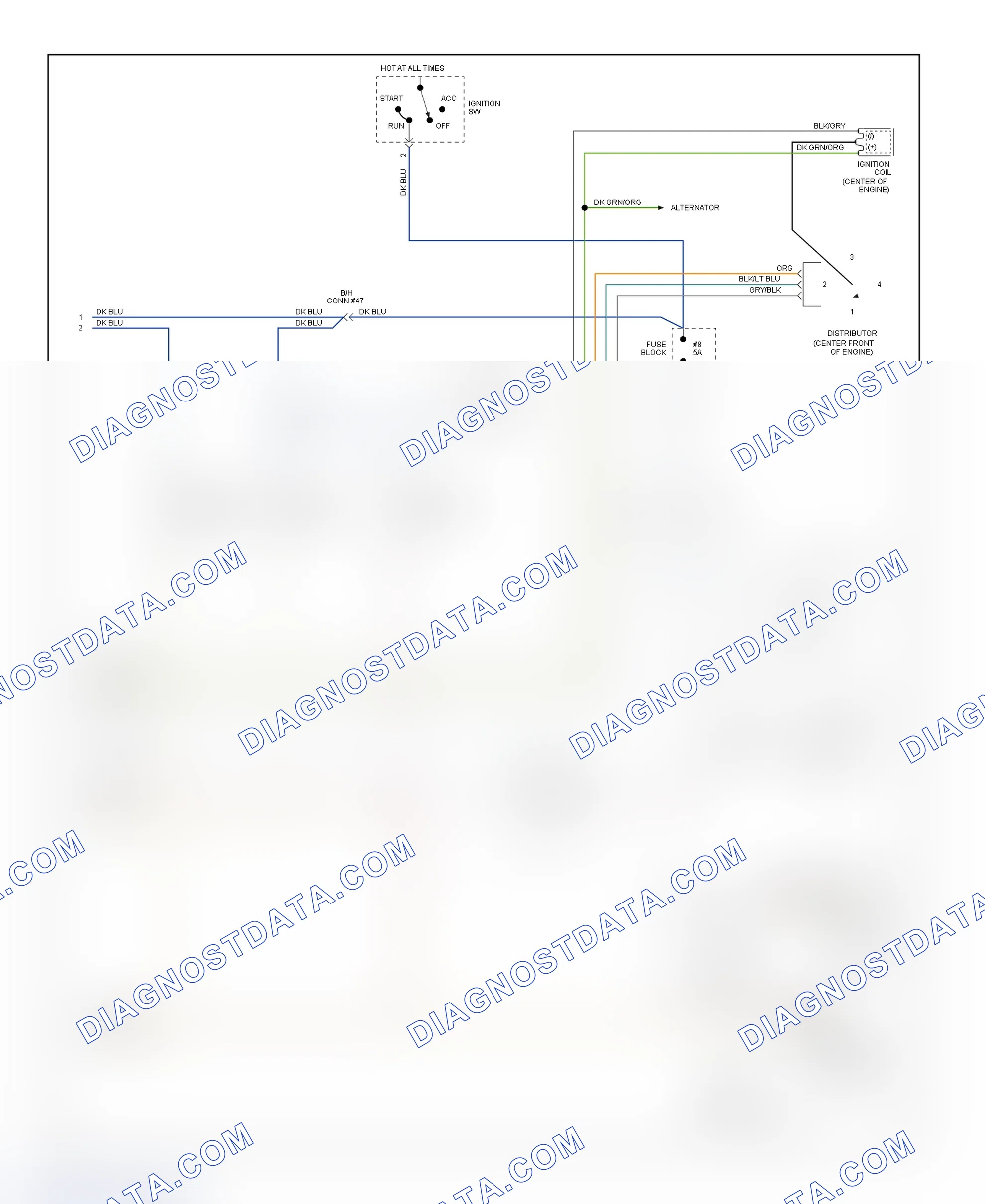 Scheme 7: PCM Wiring Diagram Acclaim & Spirit 2.5L TBI - (2 Of 2)
