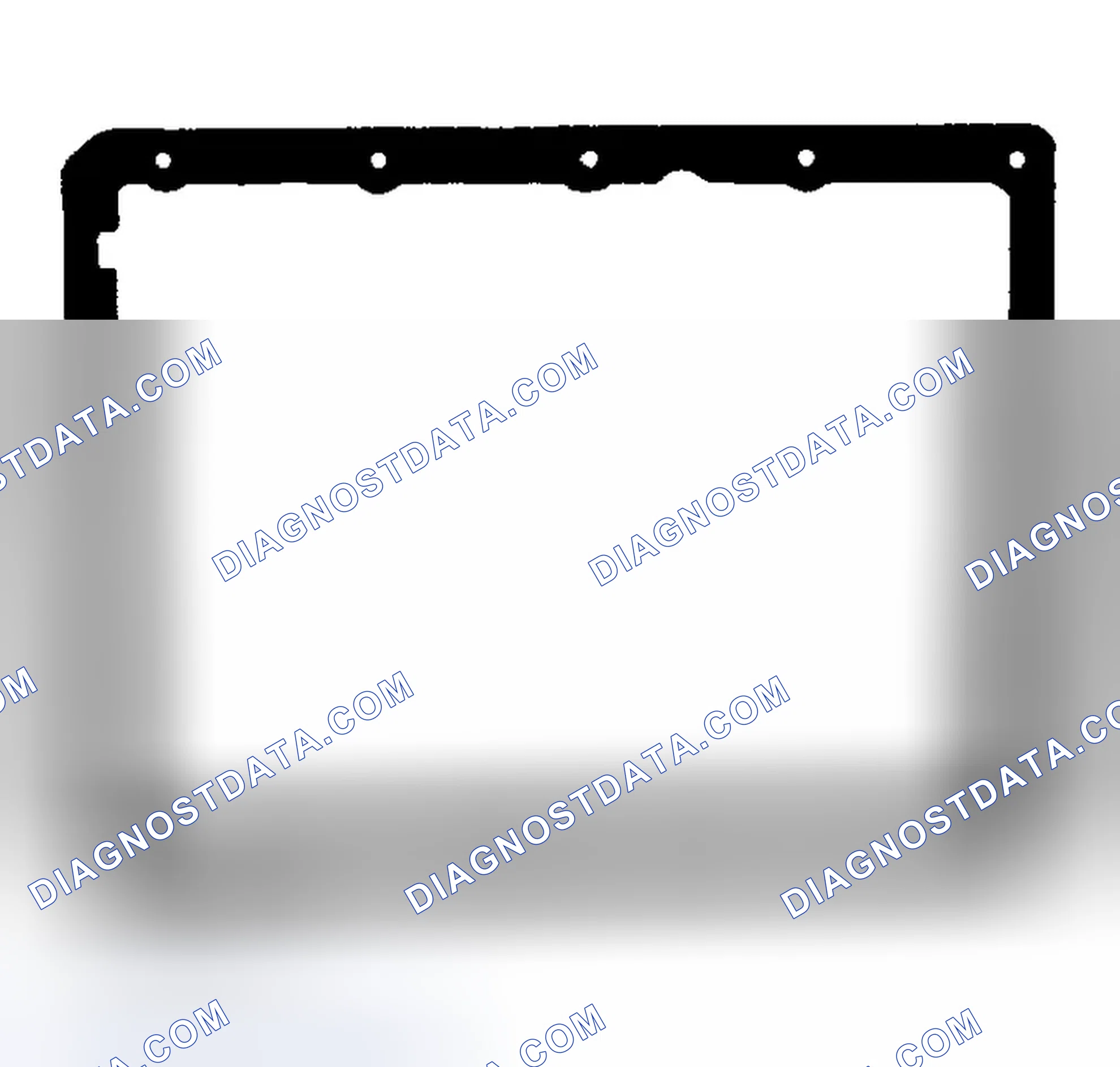 Scheme 53: Identifying Oil Pan Gasket (SB4A-EL)