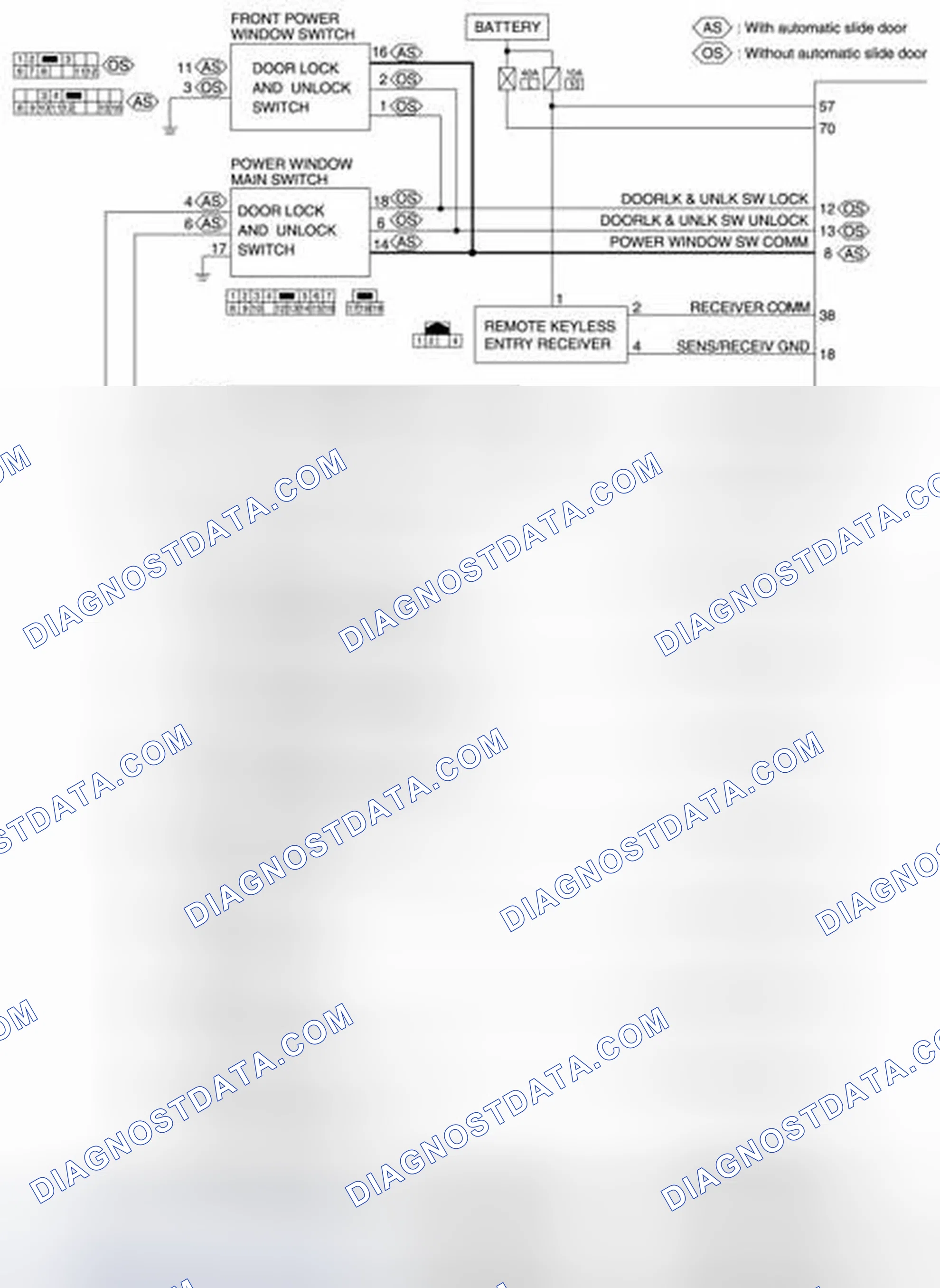 Scheme 21: INTERIOR ROOM LAMP CONTROL SYSTEM: Circuit Diagram