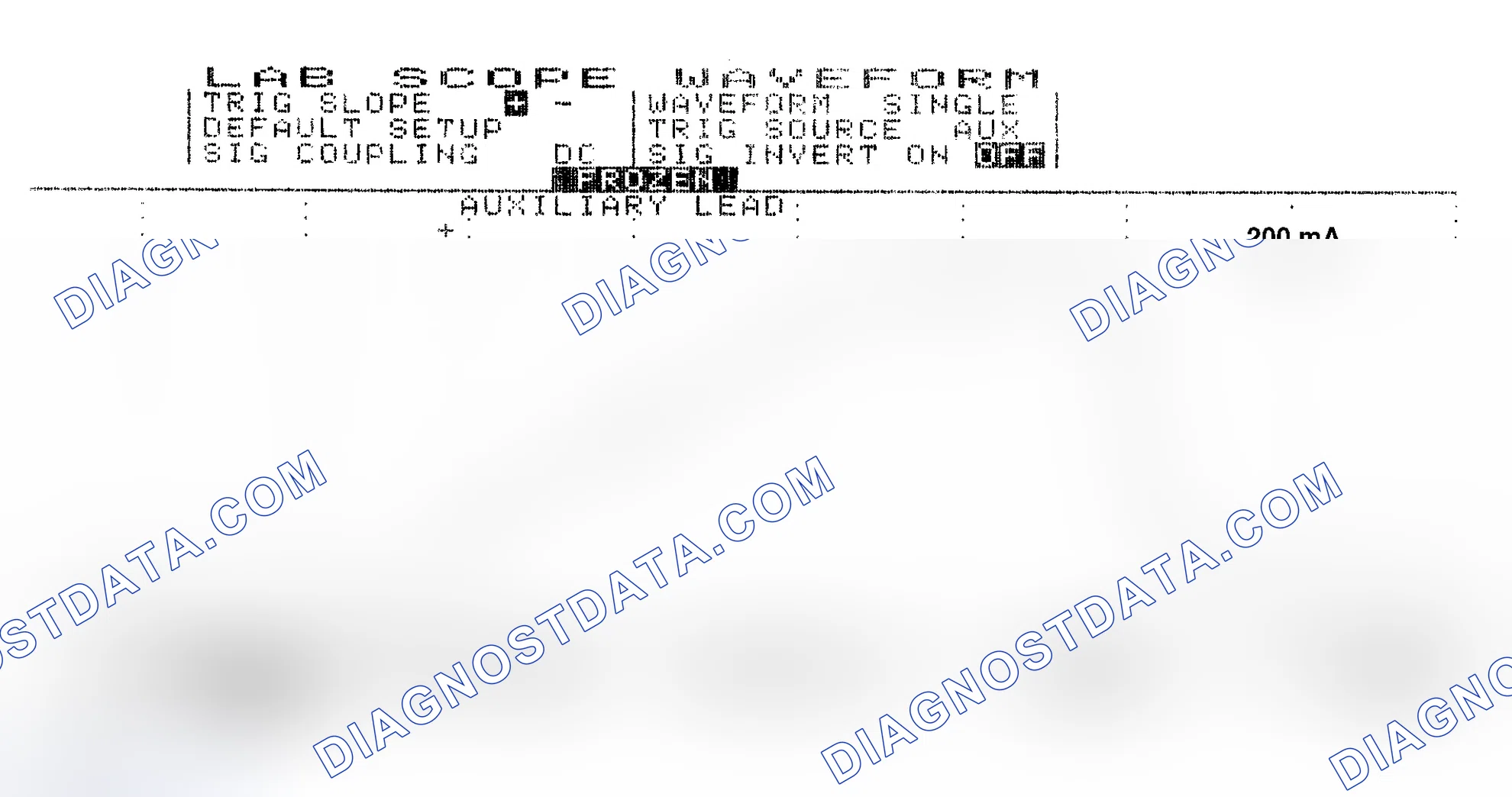 Scheme 13: Single Injector w/Normal Current Flow - Current Pattern