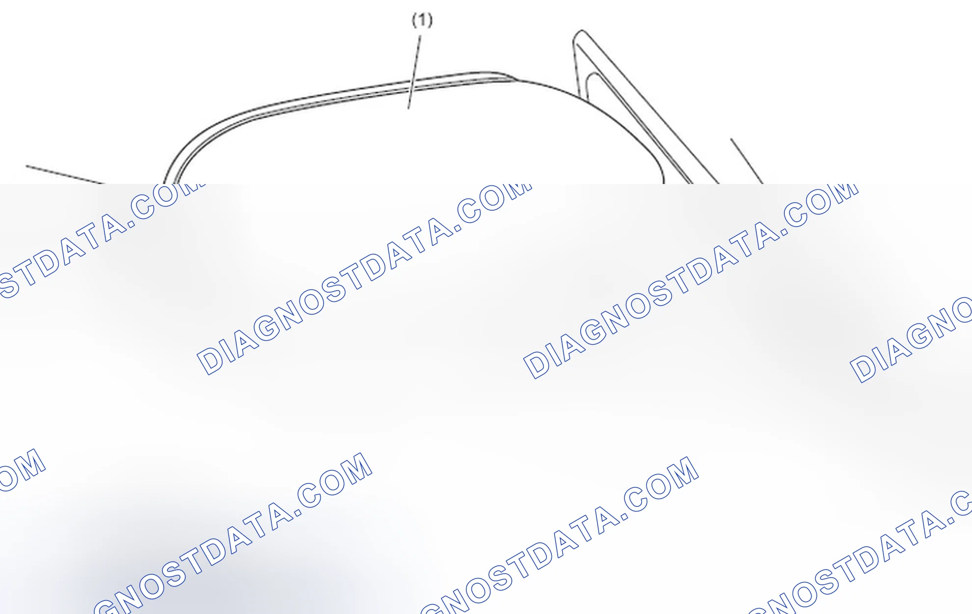 Scheme 58: Identifying Door Mirror Scalp Cap, Groove And Side Turn Signal Light