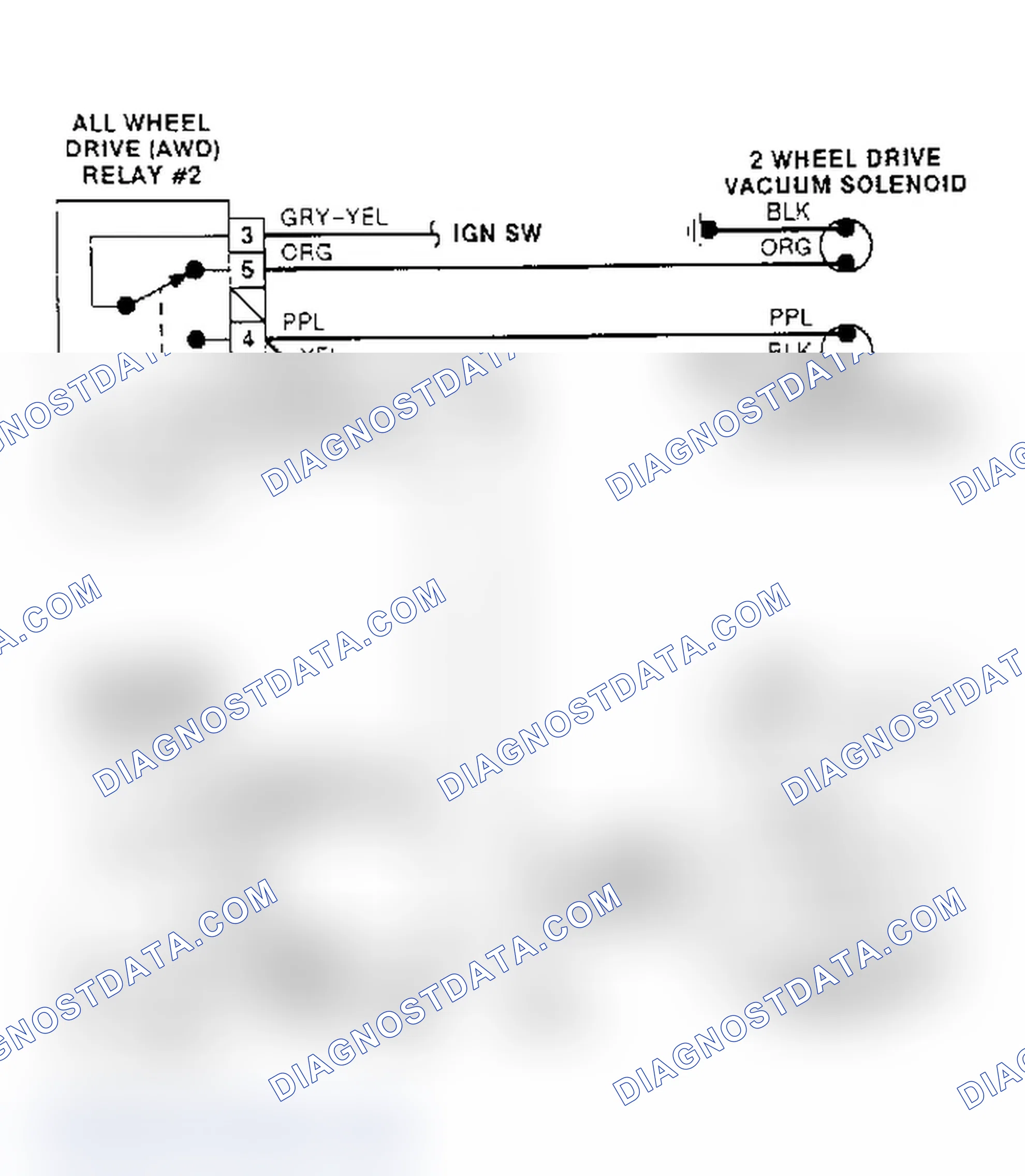Scheme 7: Transfer Case Wiring Diagram