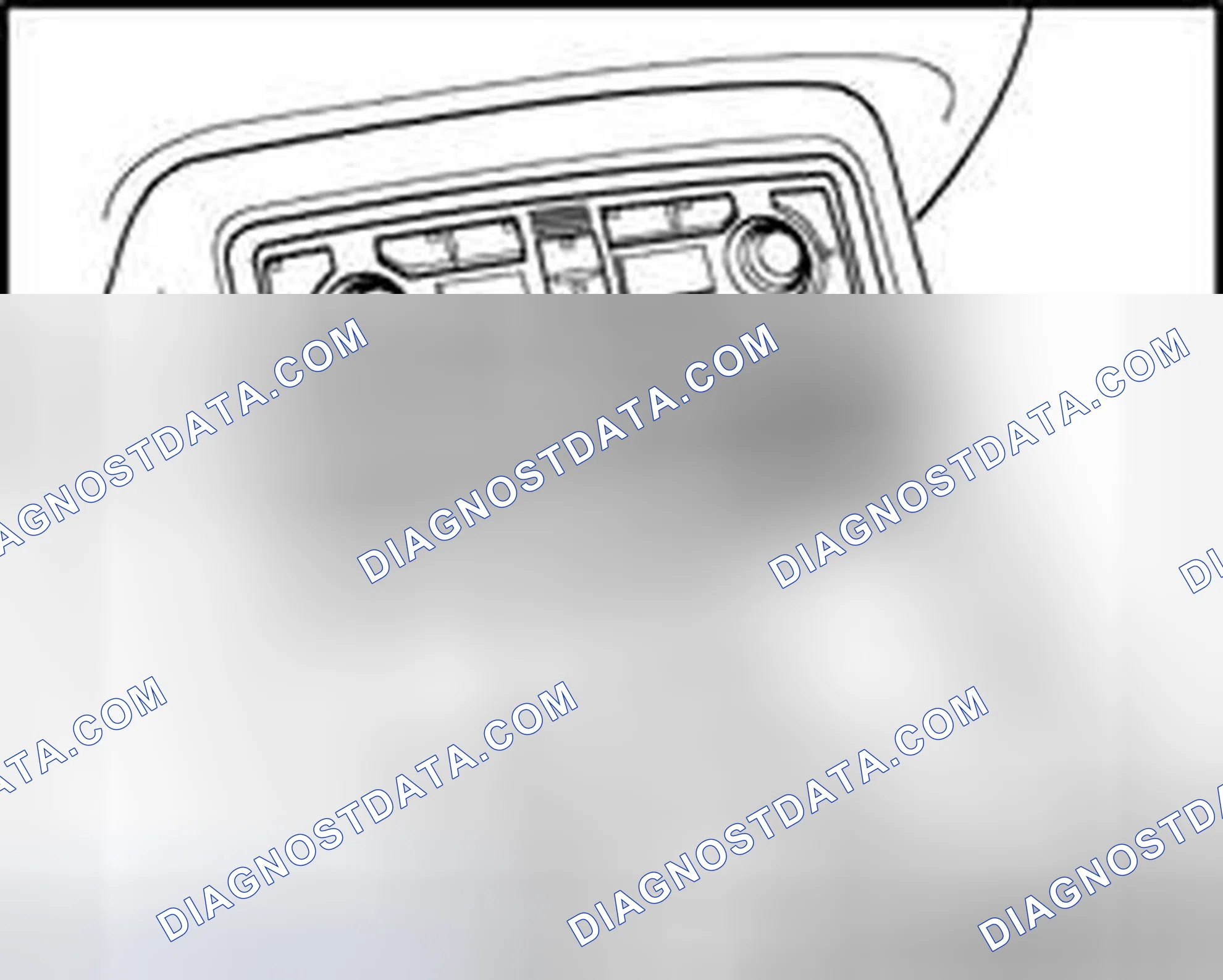 Scheme 2: Access/Start Authorization Button or Driver Identification Control Module, Removing and Installing