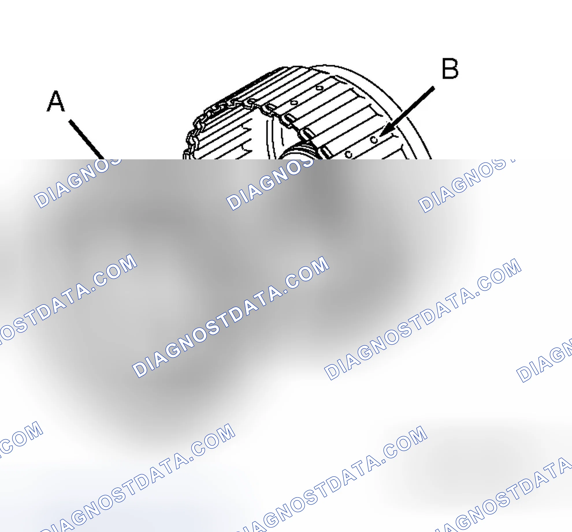 Scheme 709: >> B << REVERSE CLUTCH PISTON INSTALLATION