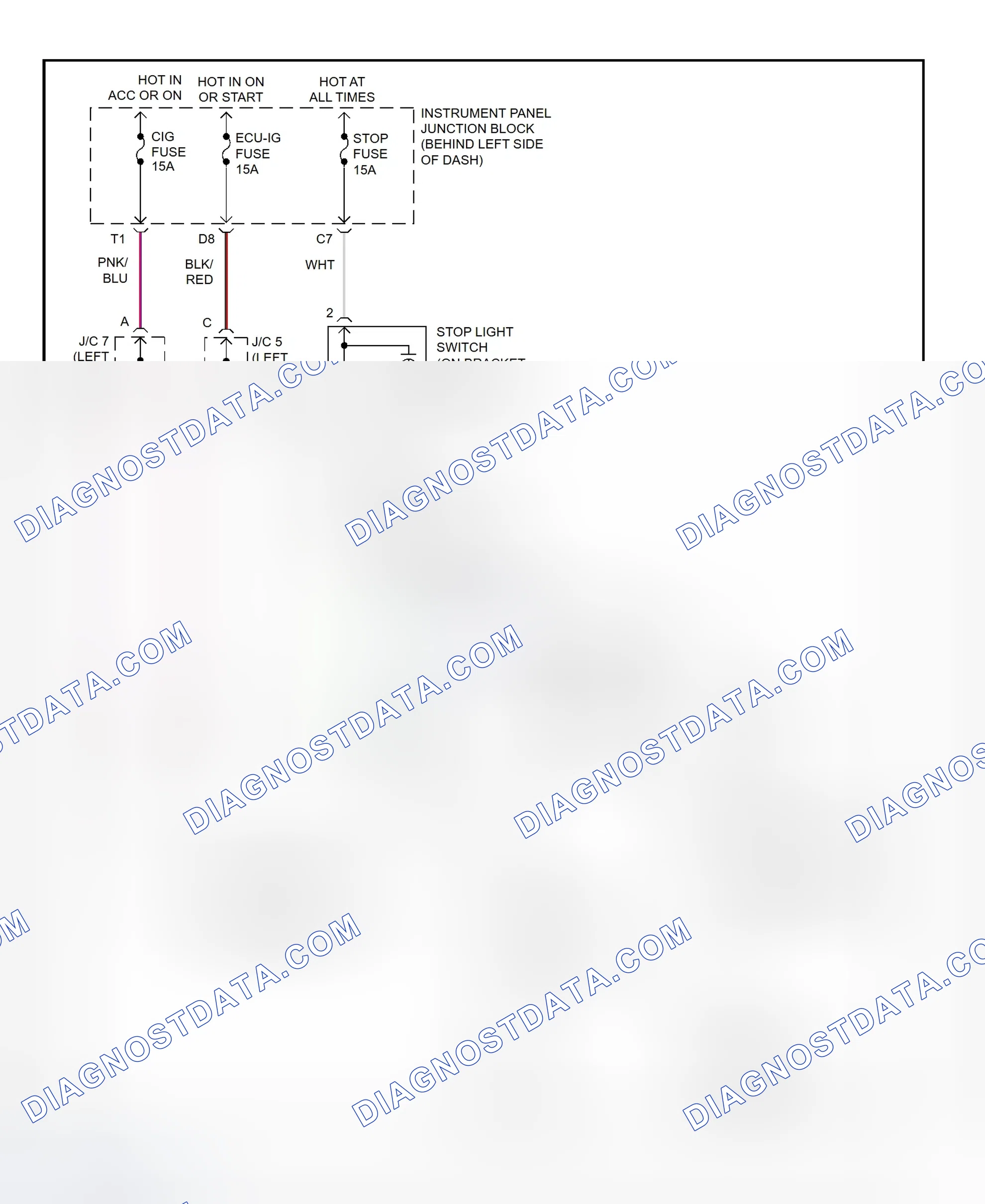 Scheme 149: Shift Lock System Wiring Diagram (Lexus ES300)