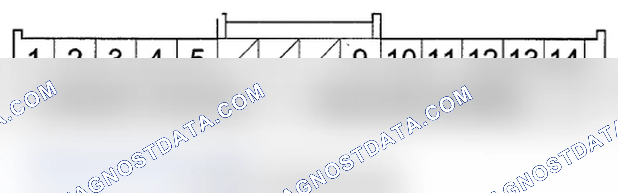 Scheme 536: HANDSFREELINK CONTROL UNIT 28P CONNECTOR (without navigation)