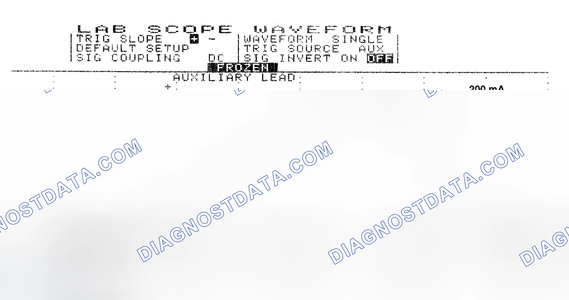 Scheme 13: Single Injector w/Normal Current Flow - Current Pattern