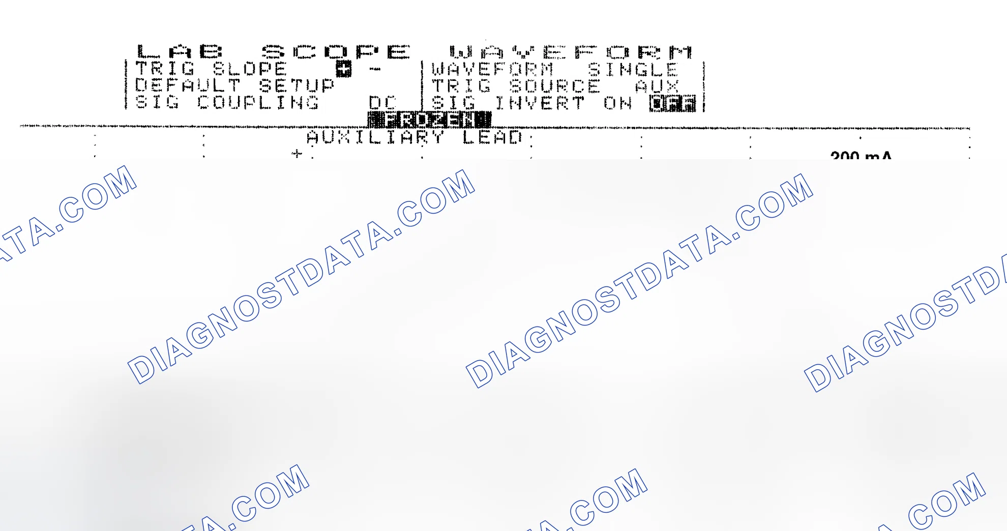 Scheme 13: Single Injector w/Normal Current Flow - Current Pattern