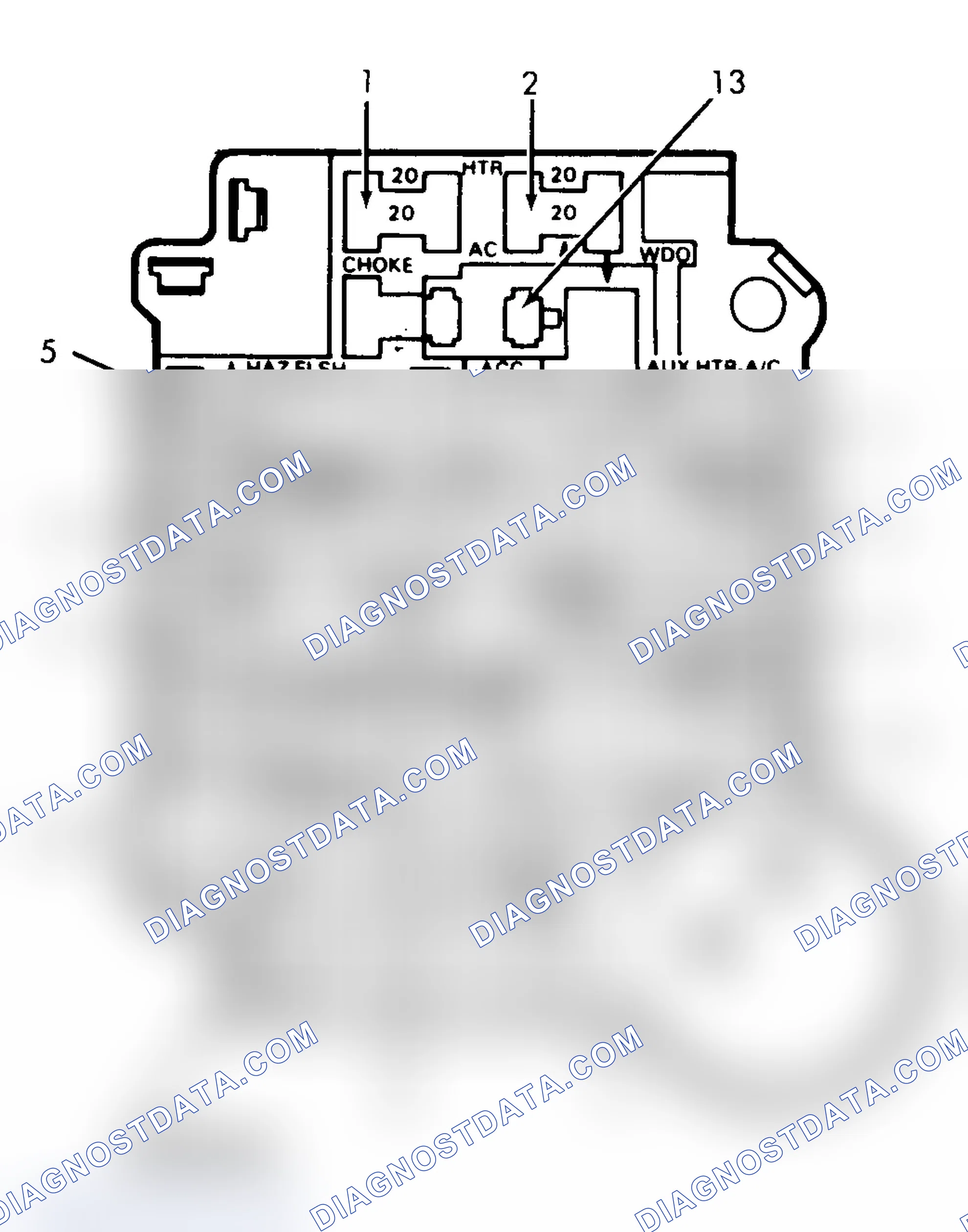 Scheme 38: FUSE PANEL IDENTIFICATION (1983-84)
