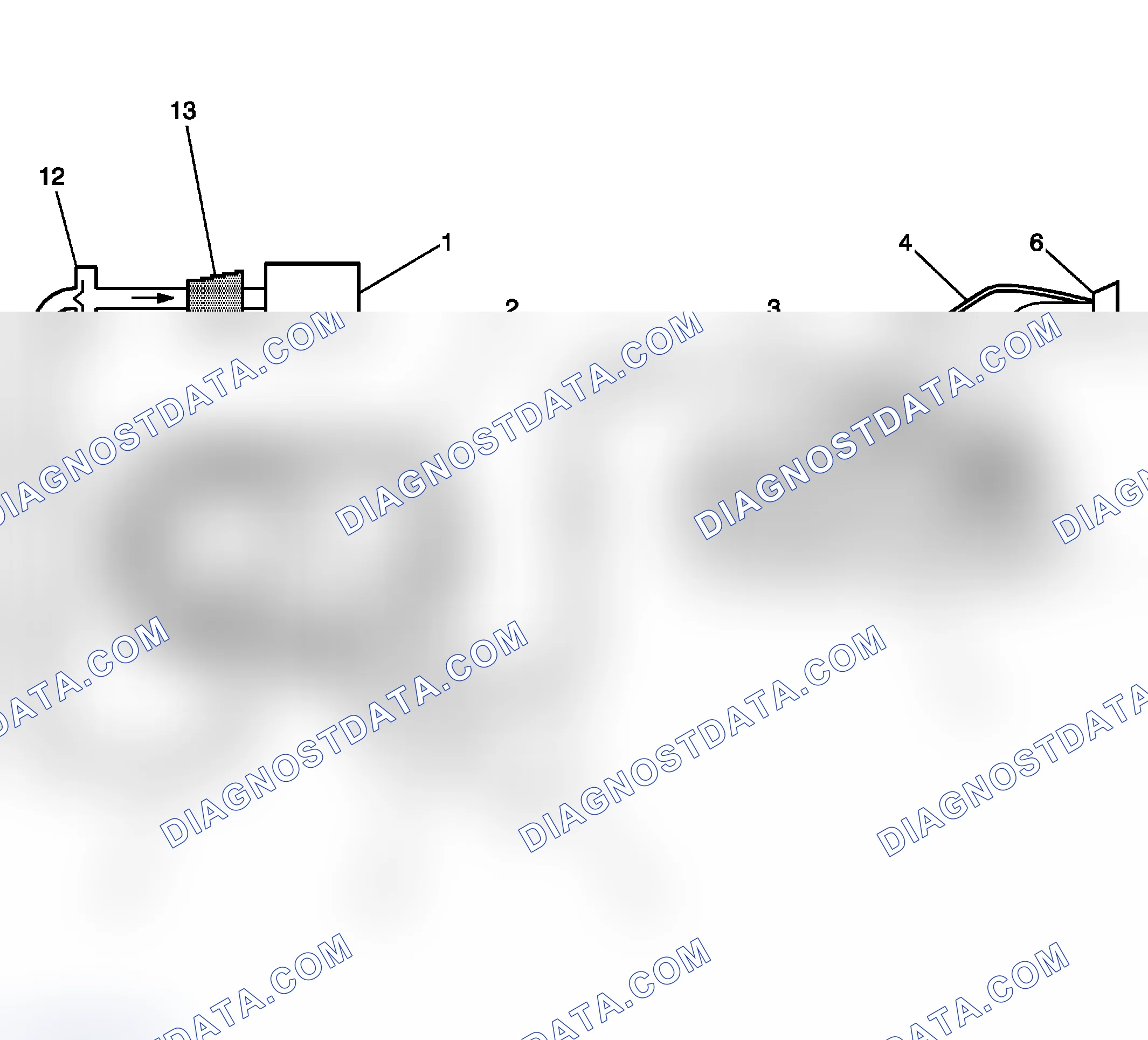 Scheme 58: Typical Evaporative Emission (EVAP) System Hose Routing Diagram