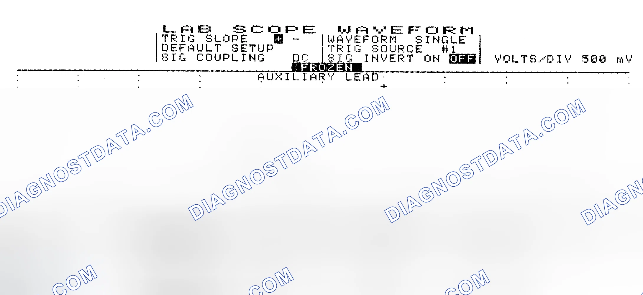Scheme 10: Single Injector w/Excessive Current Flow - Current Pattern