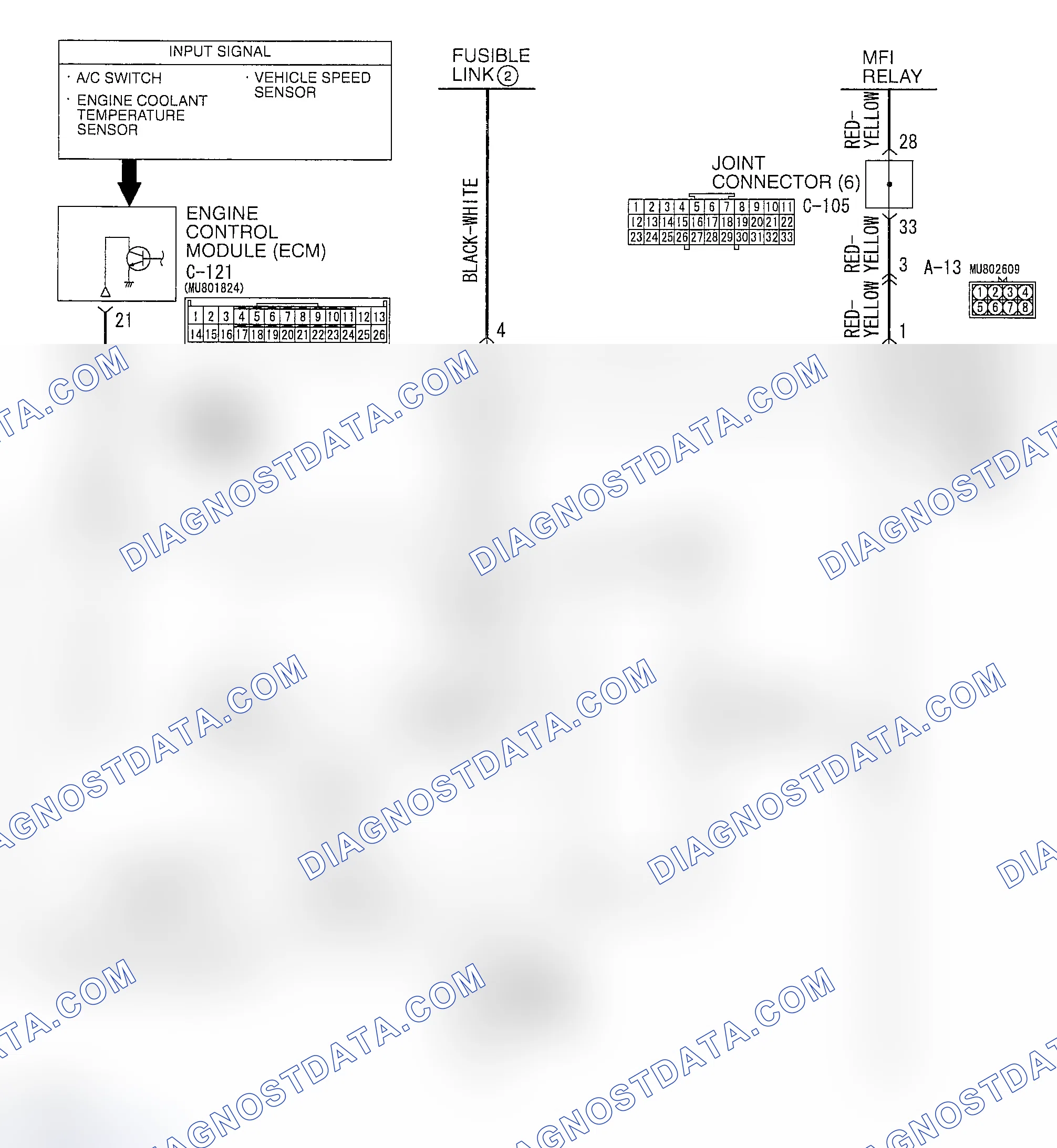 Scheme 147: INSPECTION PROCEDURE 3: COOLING FAN DOES NOT OPERATE