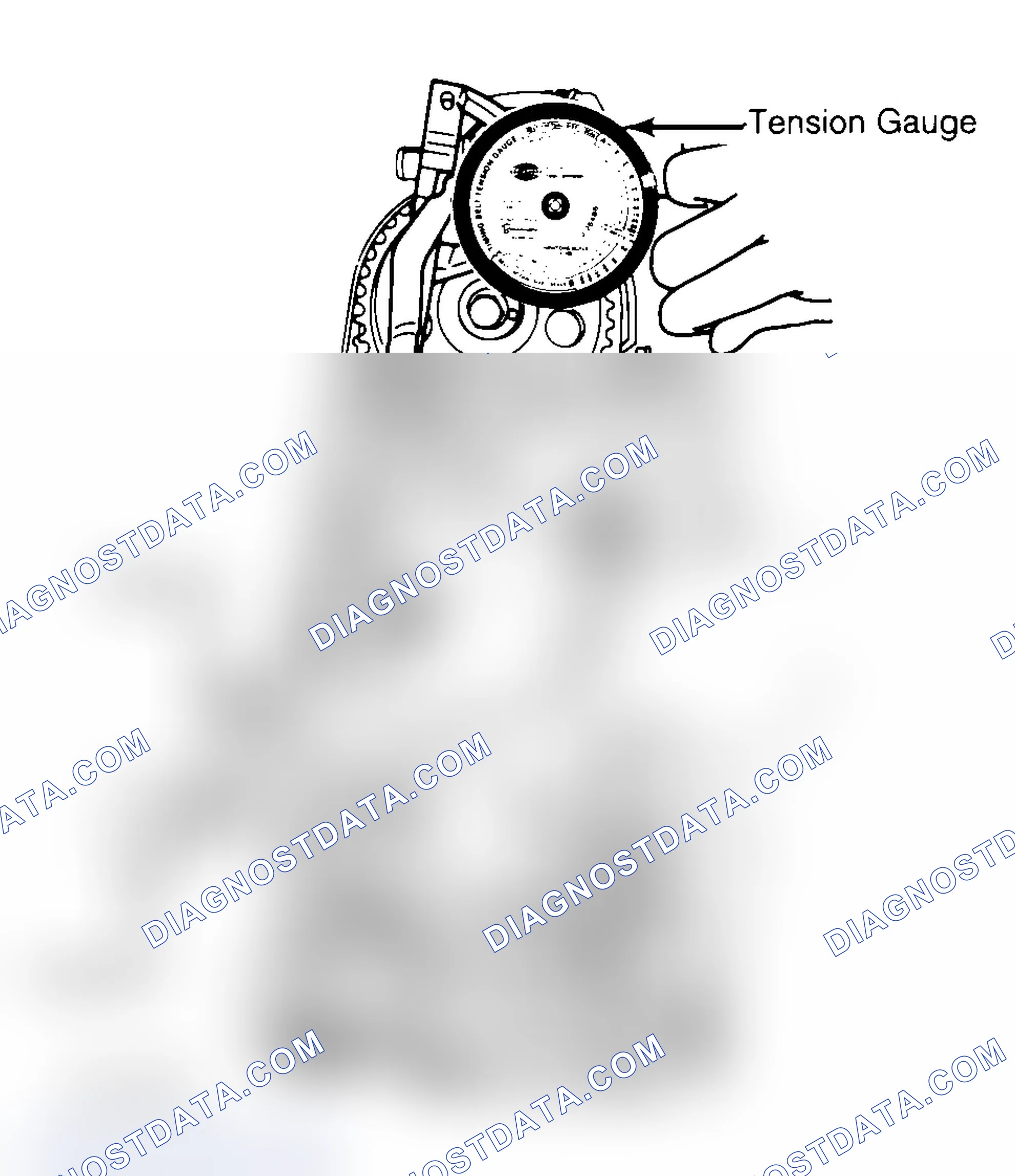 Scheme 28: Adjusting Typical Timing Belt Tension
