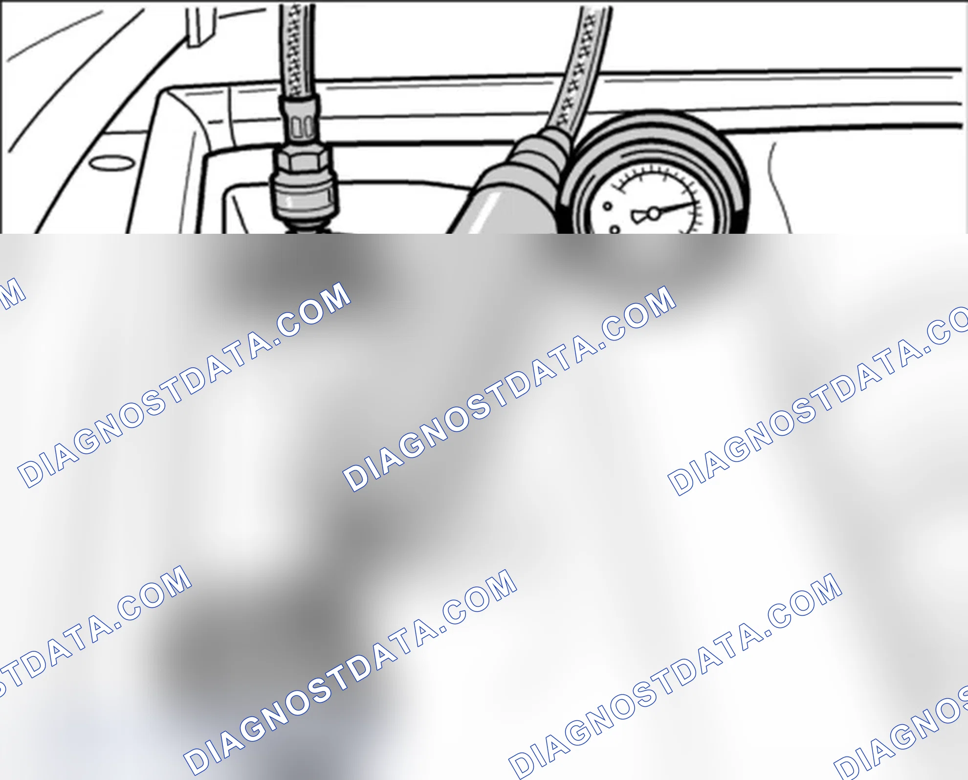 Scheme 8: Checking the cooling system for leaks