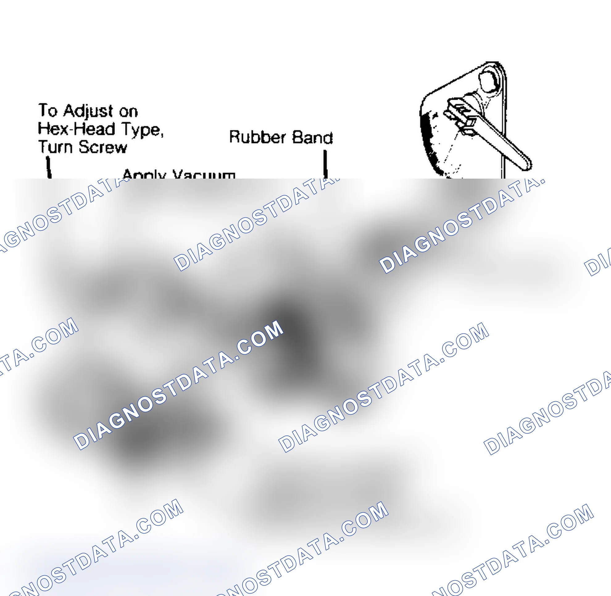 Scheme 59: Secondary (Rear) Vacuum Break Adjustment Turn screw or bend vacuum break rod to adjust.