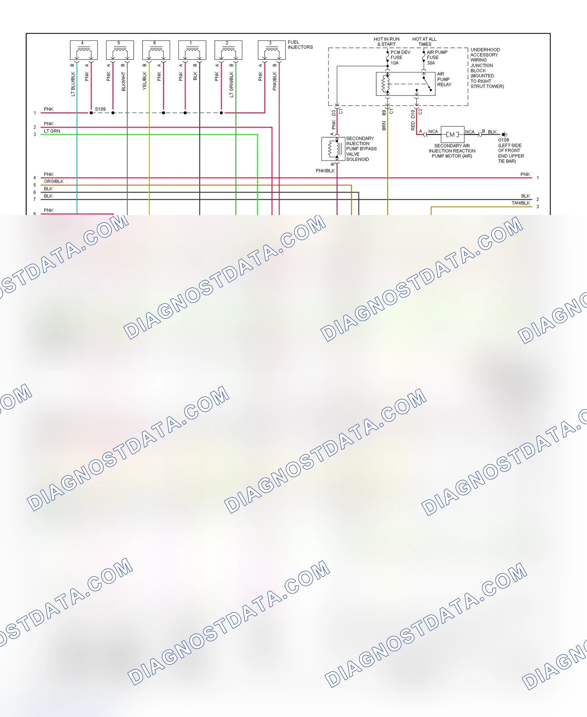 Scheme 156: PCM Wiring Diagram (Regal - 3.8L VIN 1 - 2 Of 4)