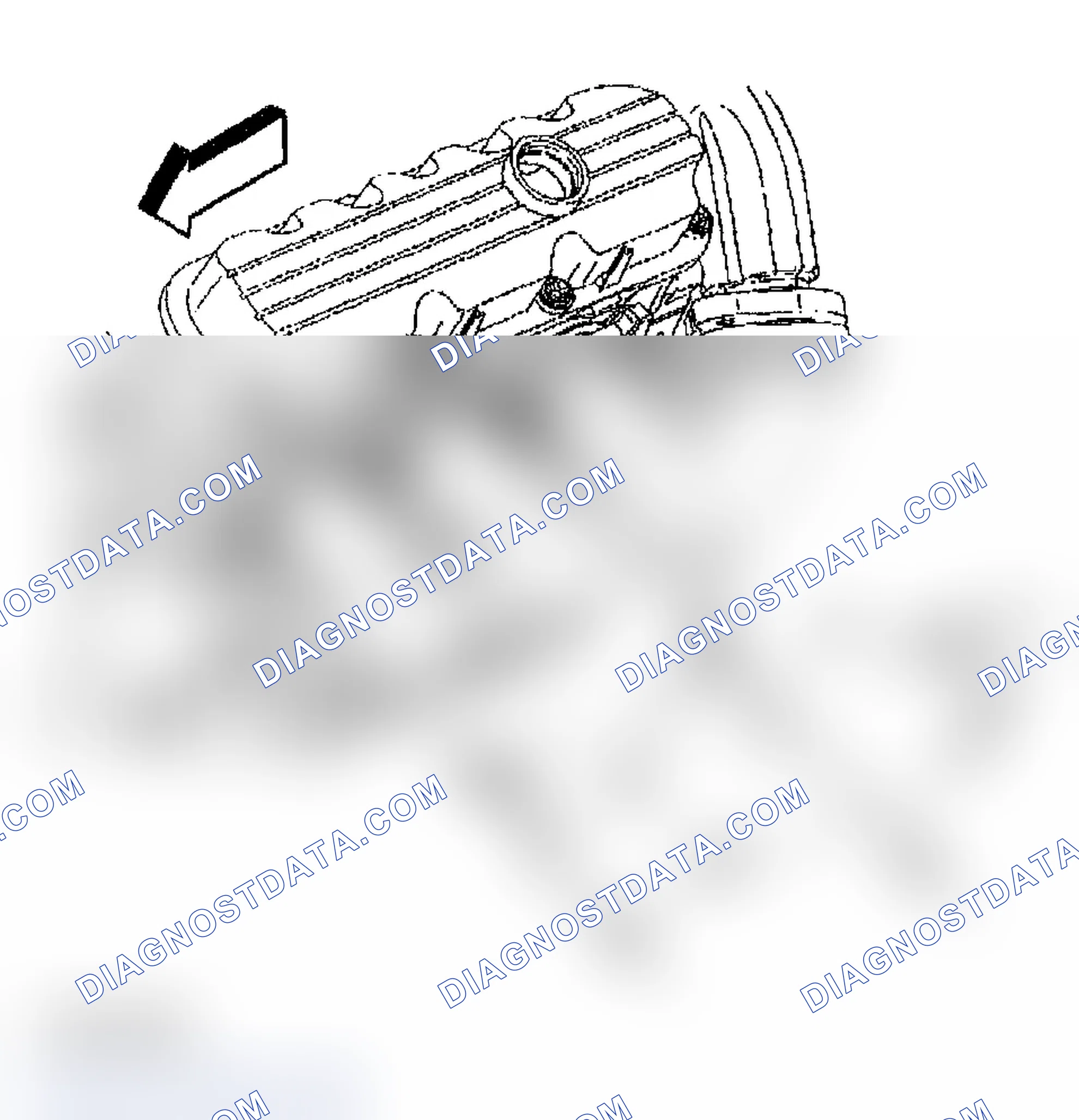 Scheme 500: Exhaust Manifold (Left Side) - Removal
