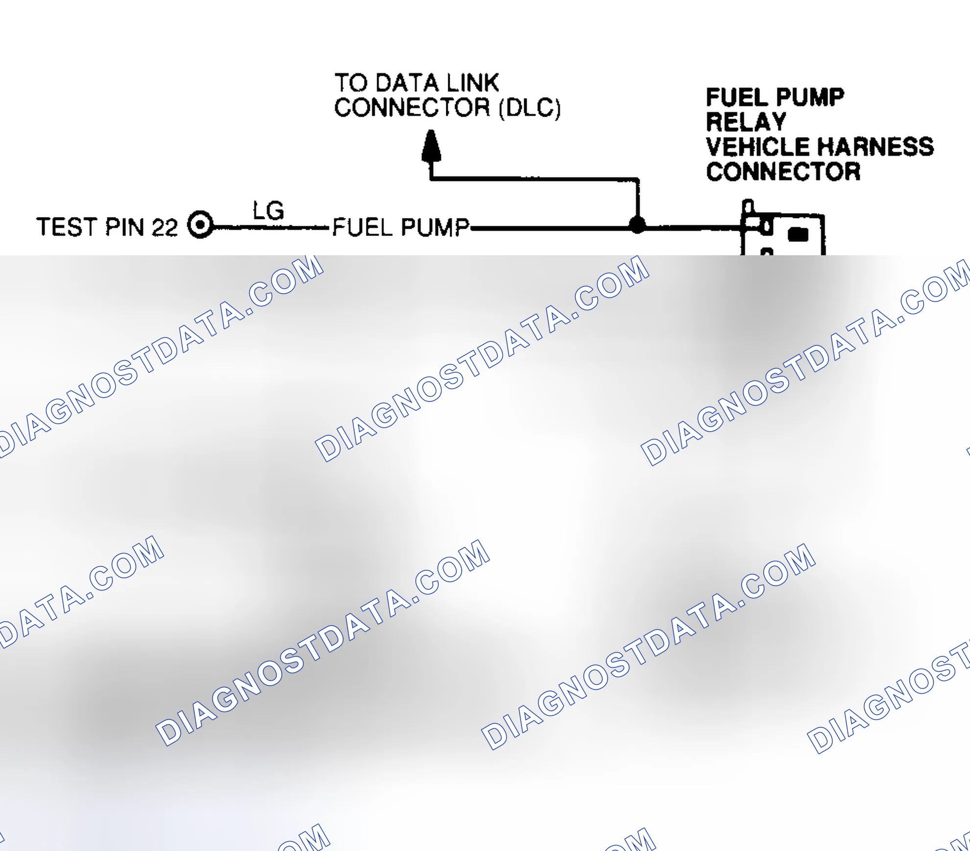 Scheme 85: Fuel Pump Monitor Circuit Diagram (Escort & Tracer)