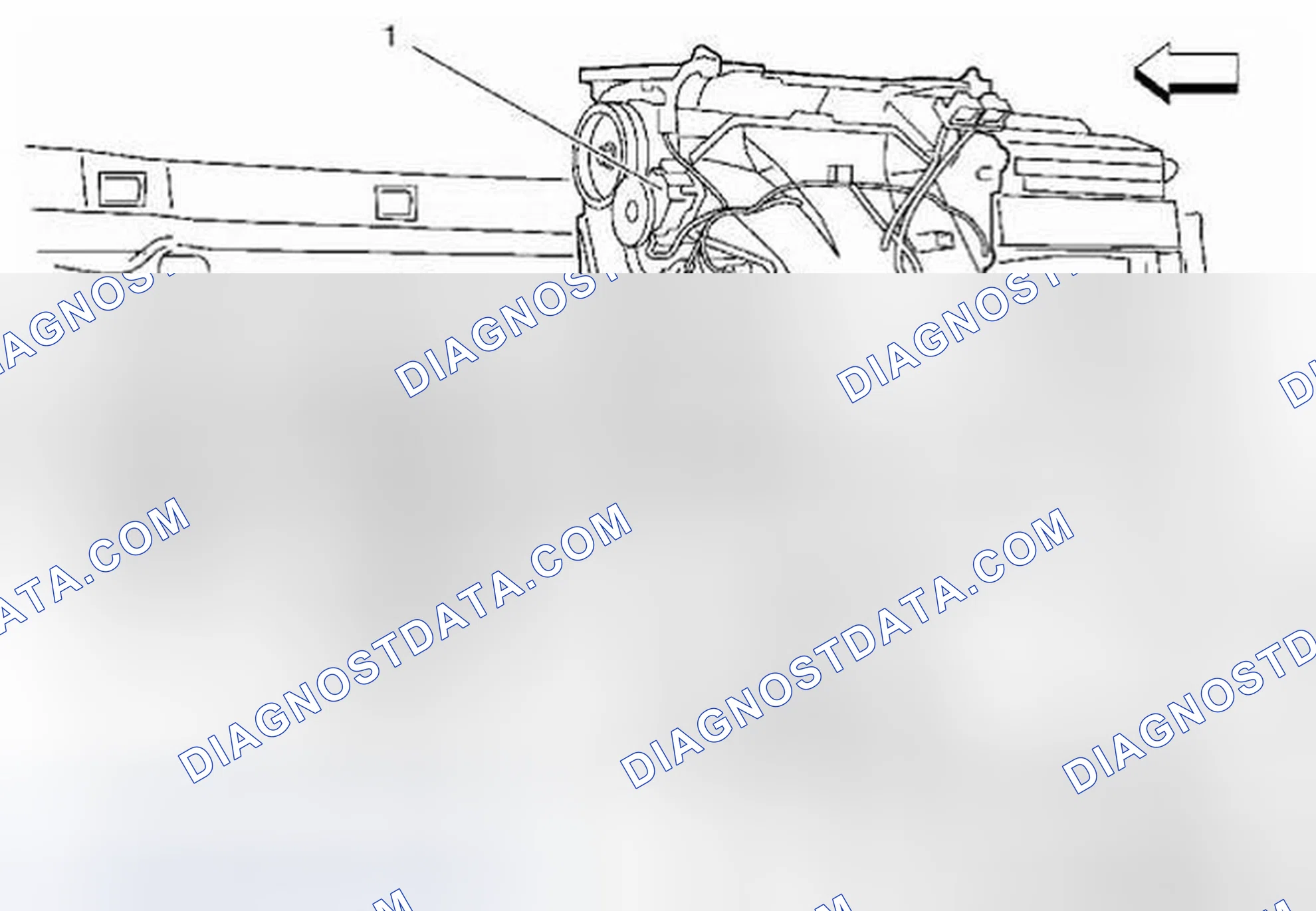 Scheme 96: Heater and Air Conditioning Evaporator and Blower Module Replacement