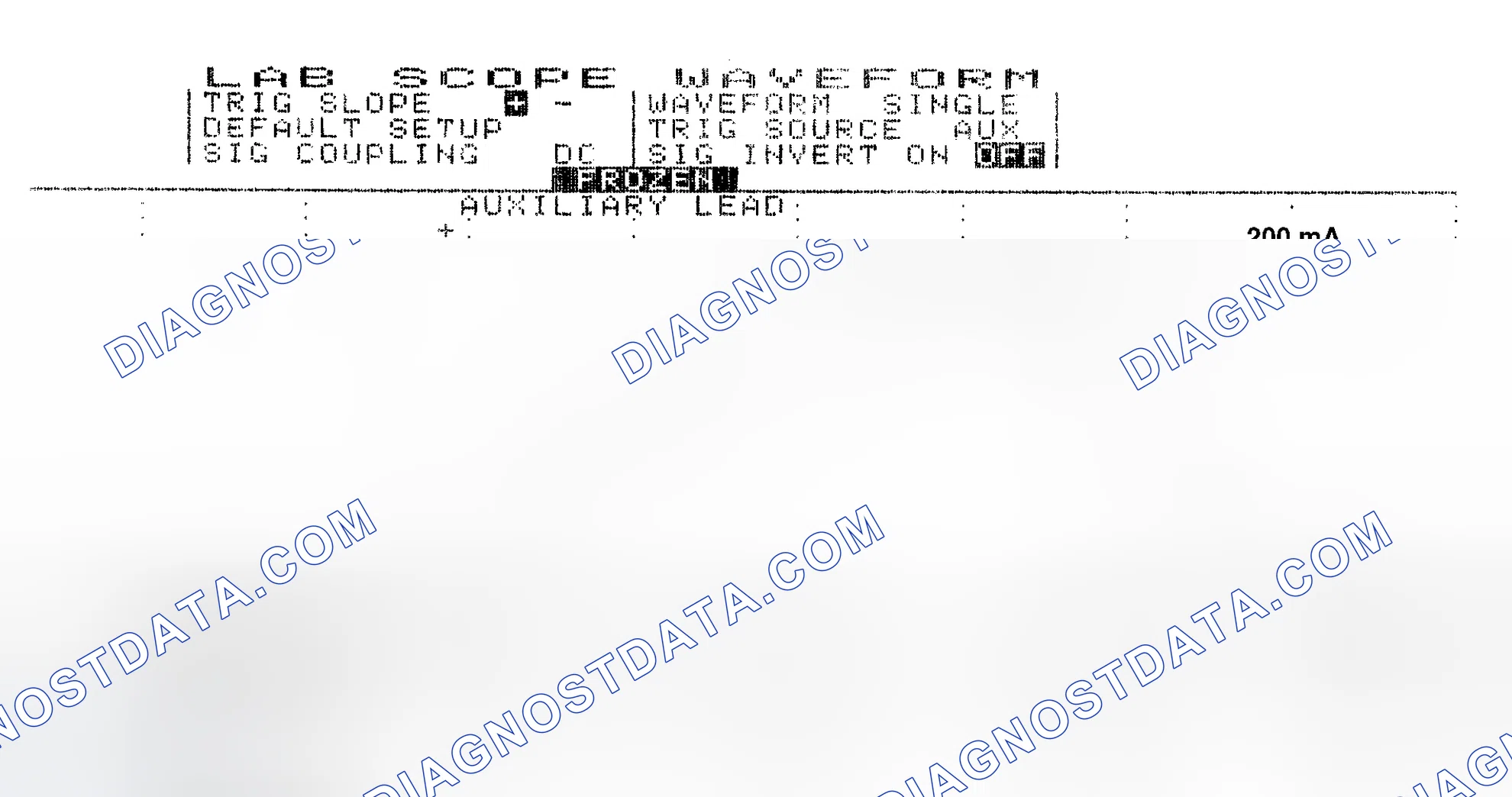 Scheme 13: Single Injector w/Normal Current Flow - Current Pattern