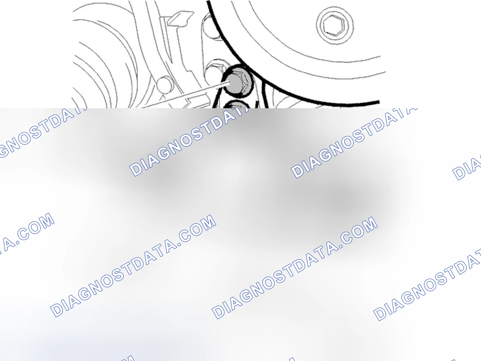 Scheme 249: Removing The Screws For The Right-Hand Engine Mounting