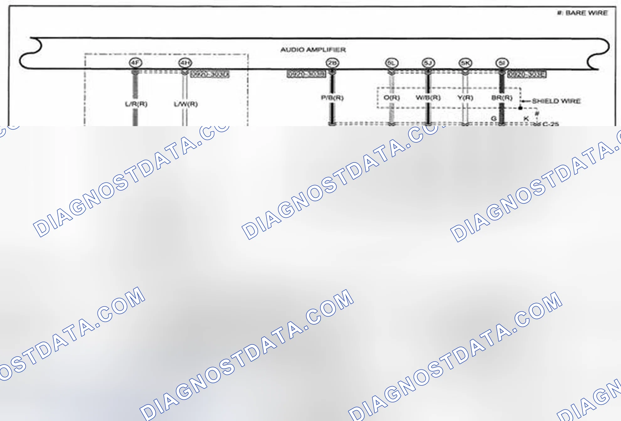 Scheme 306: Audio System (Bose® Type Audio) Wiring Diagram - 0920-3f (1 Of 2)