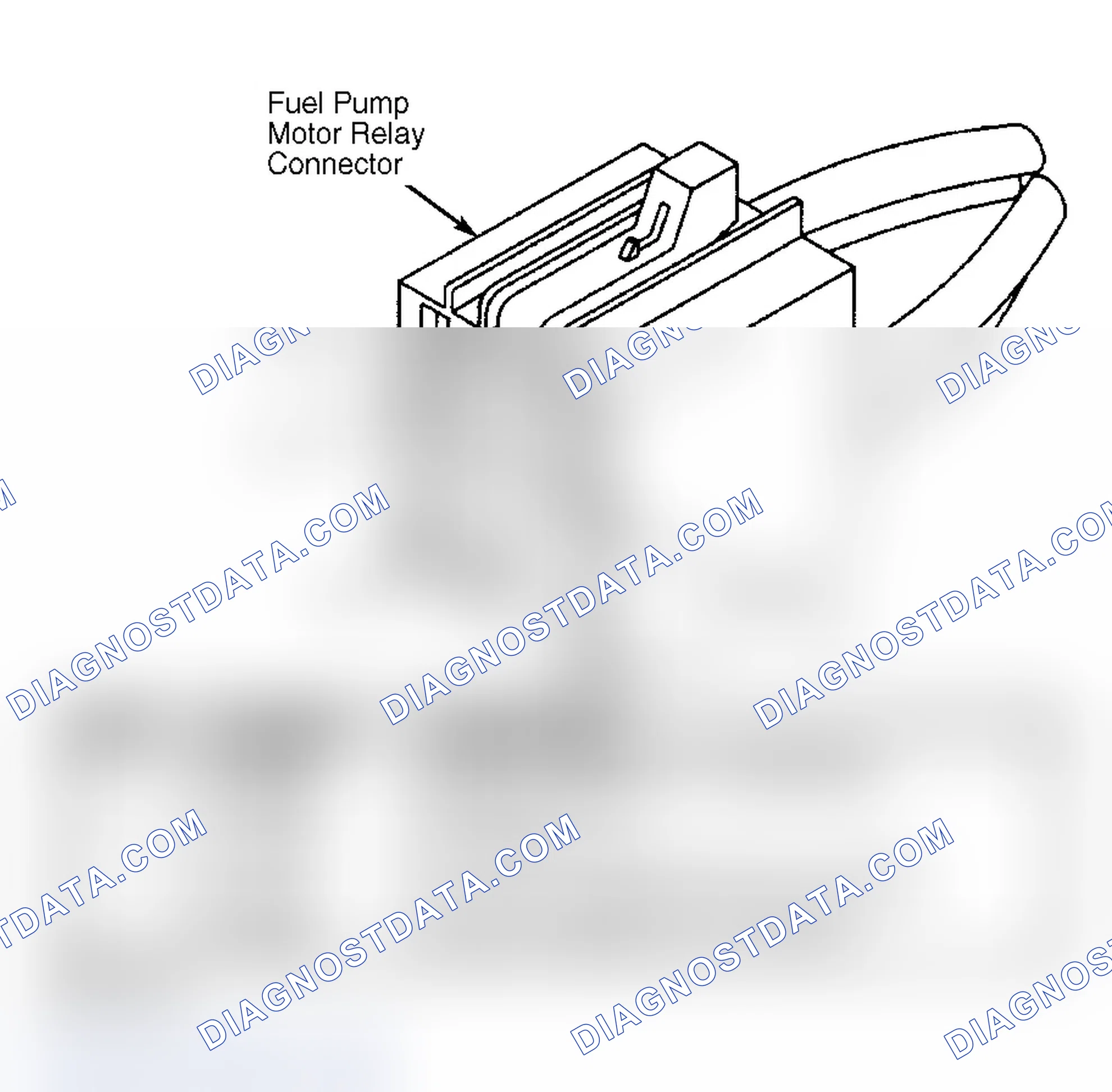 Scheme 50: Fuel Pump Relay Connector Terminals