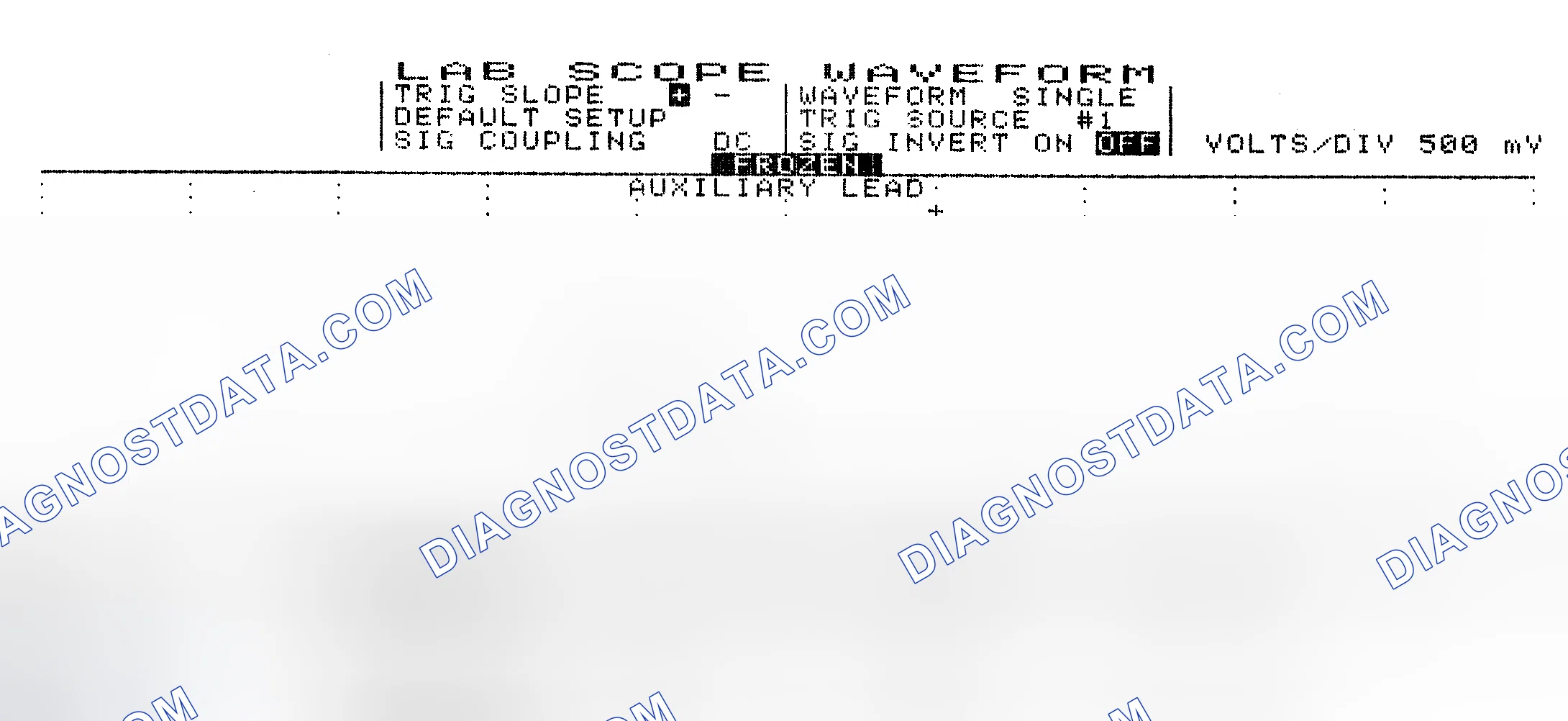 Scheme 10: Single Injector w/Excessive Current Flow - Current Pattern