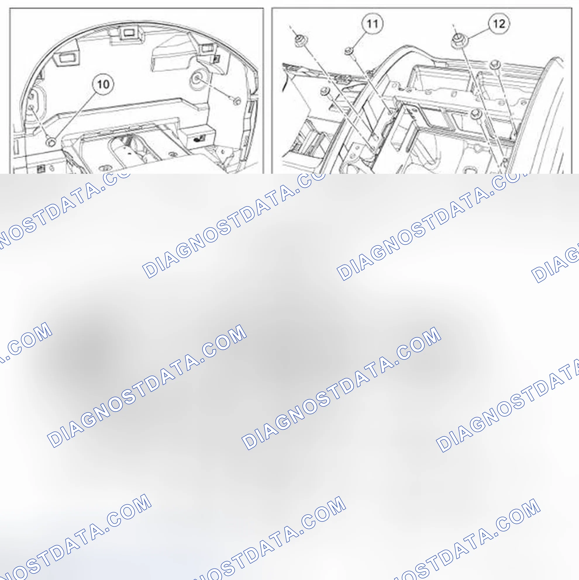 Scheme 218: Instrument Panel Air Distribution Ducts
