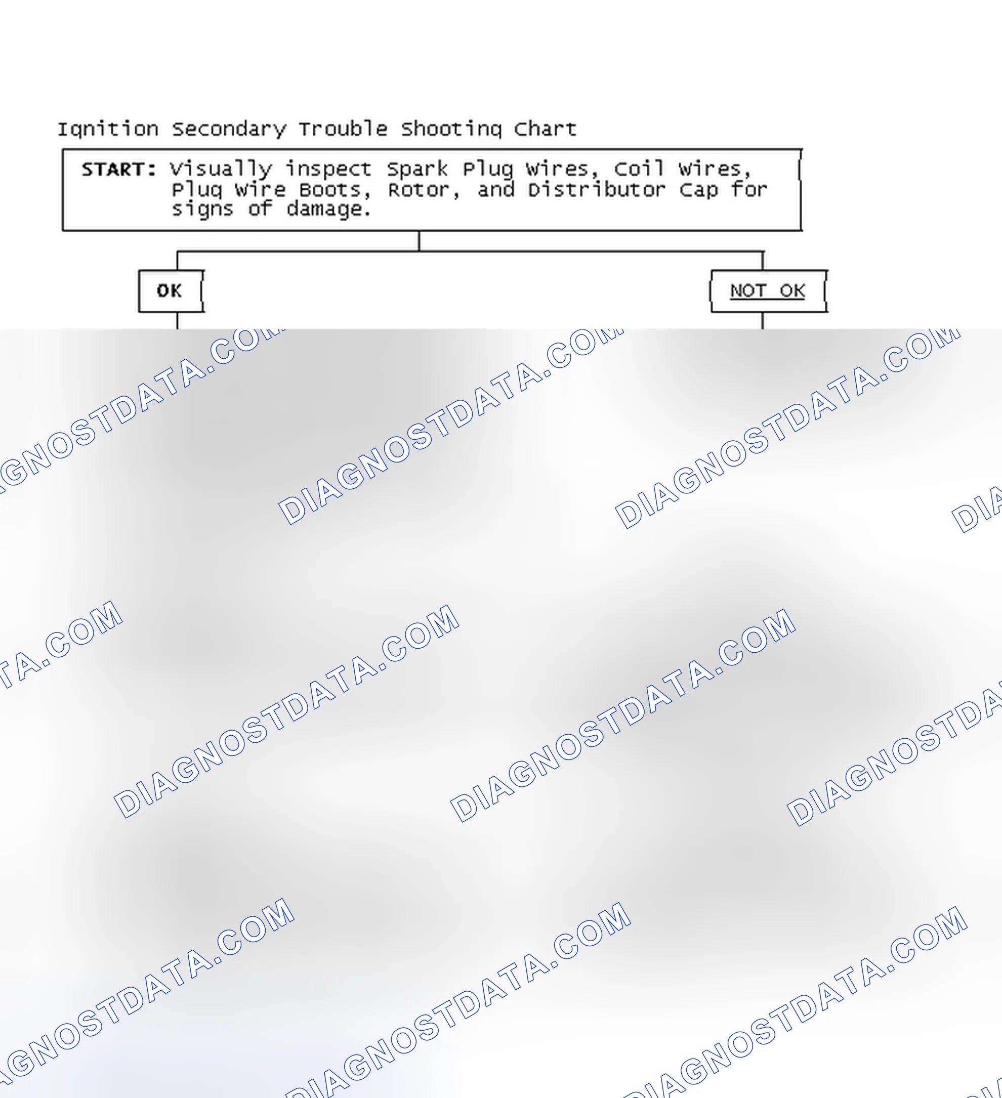Scheme 1: Ignition Secondary Trouble Shooting Chart