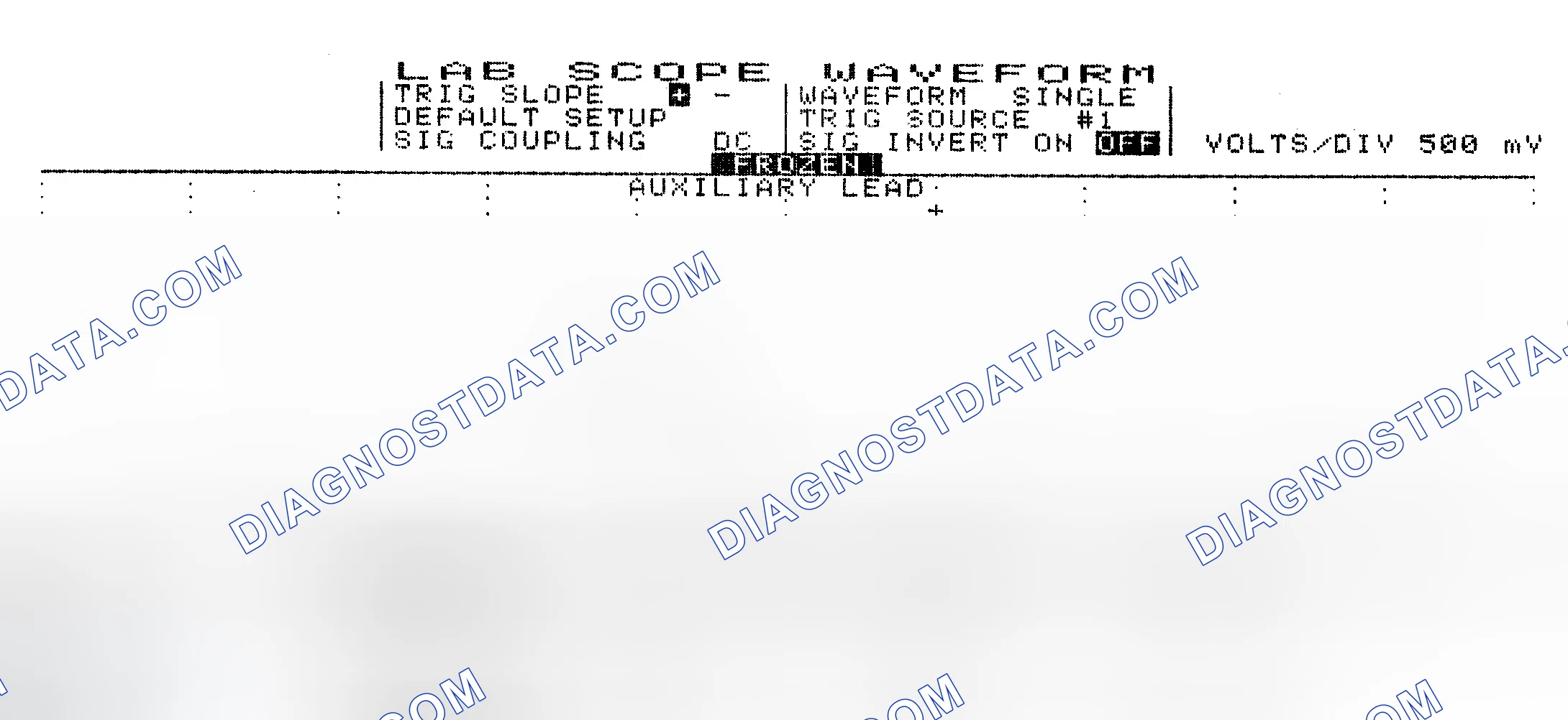 Scheme 10: Single Injector w/Excessive Current Flow - Current Pattern