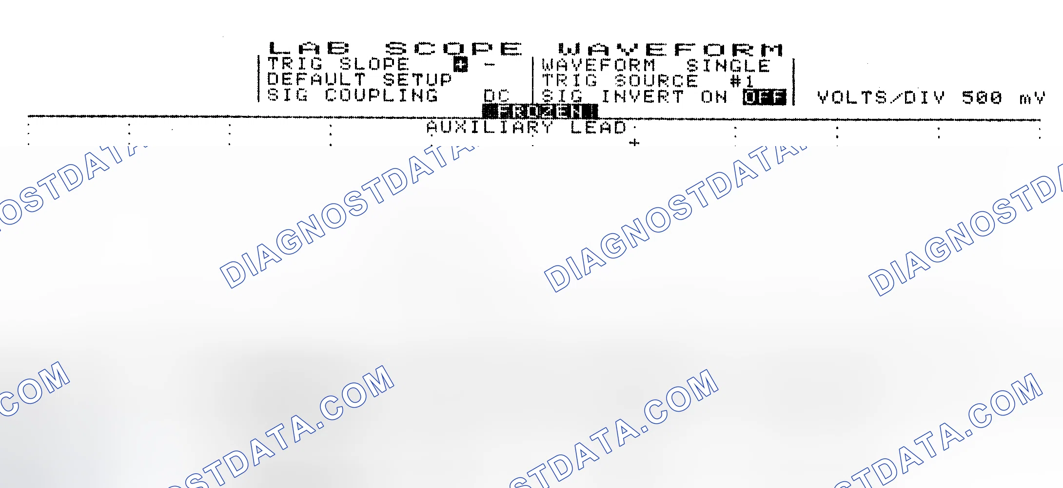 Scheme 10: Single Injector w/Excessive Current Flow - Current Pattern