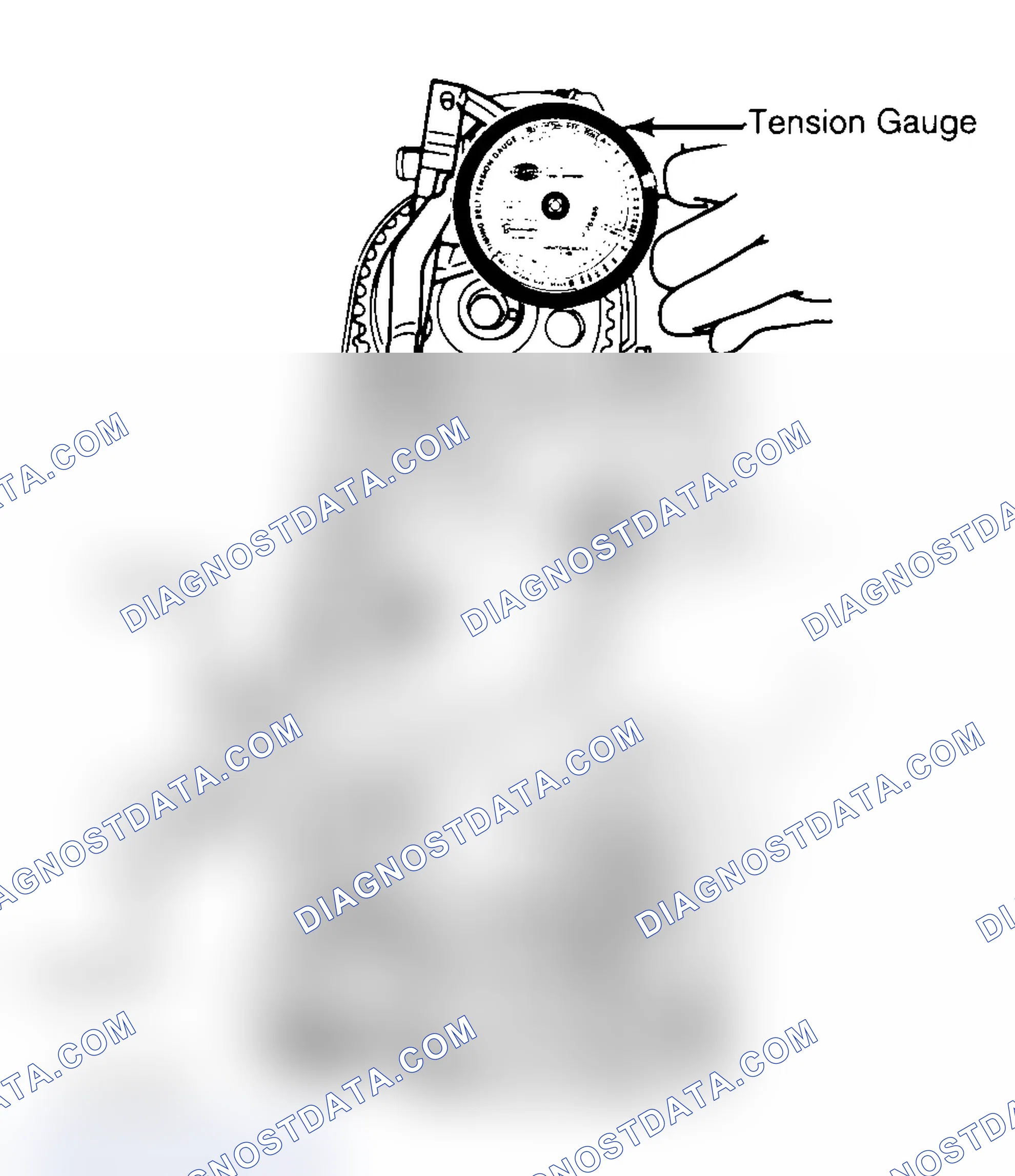 Scheme 28: Adjusting Typical Timing Belt Tension