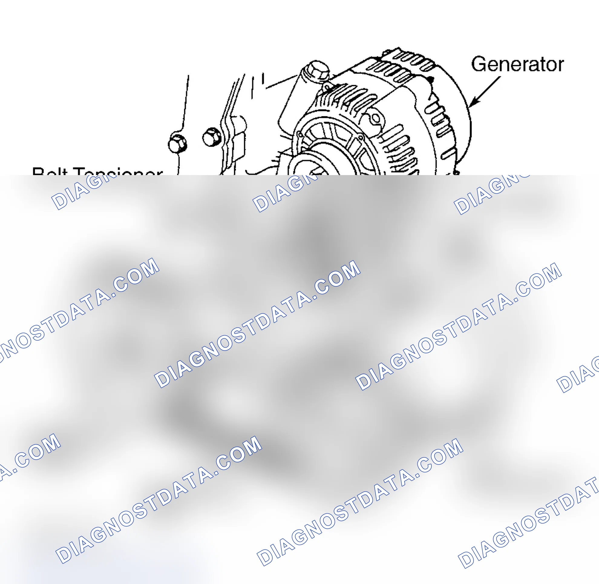 Scheme 9: Serpentine Belt Routing (2.4L "J" & "N" Bodies)