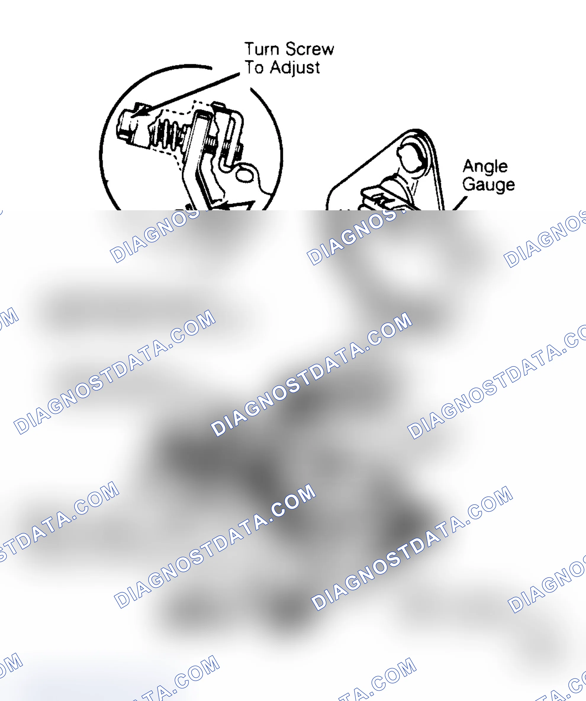 Scheme 13: Front Vacuum Break Adjustment Turn vacuum break adjustment screw to adjust.