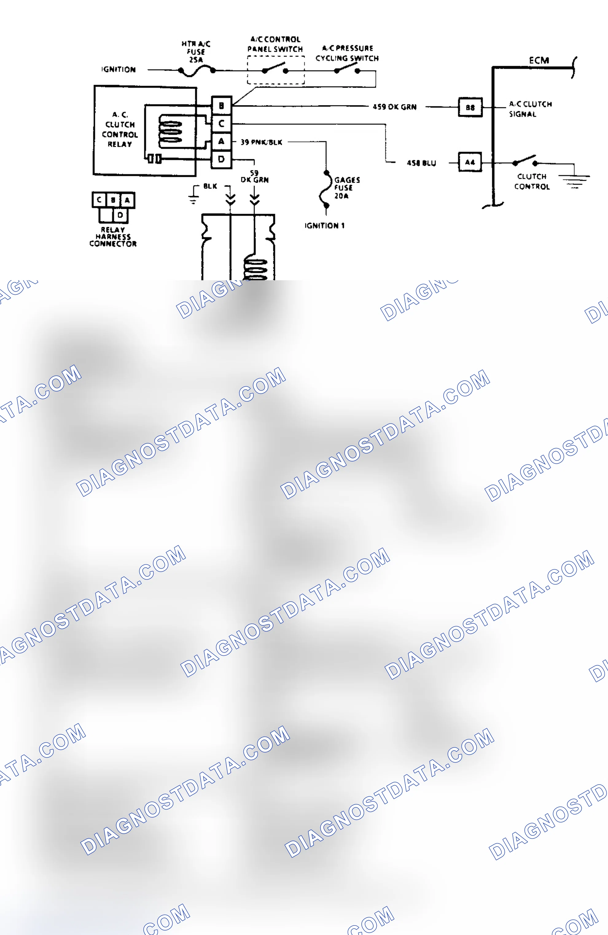 Scheme 95: A/C Clutch Control Diagnosis Flow Chart (2.5L) (3 Of 3)