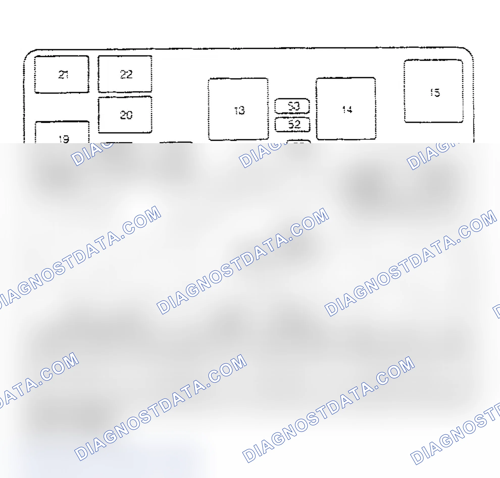 Scheme 6: ENGINE COMPARTMENT FUSE BLOCK IDENTIFICATION