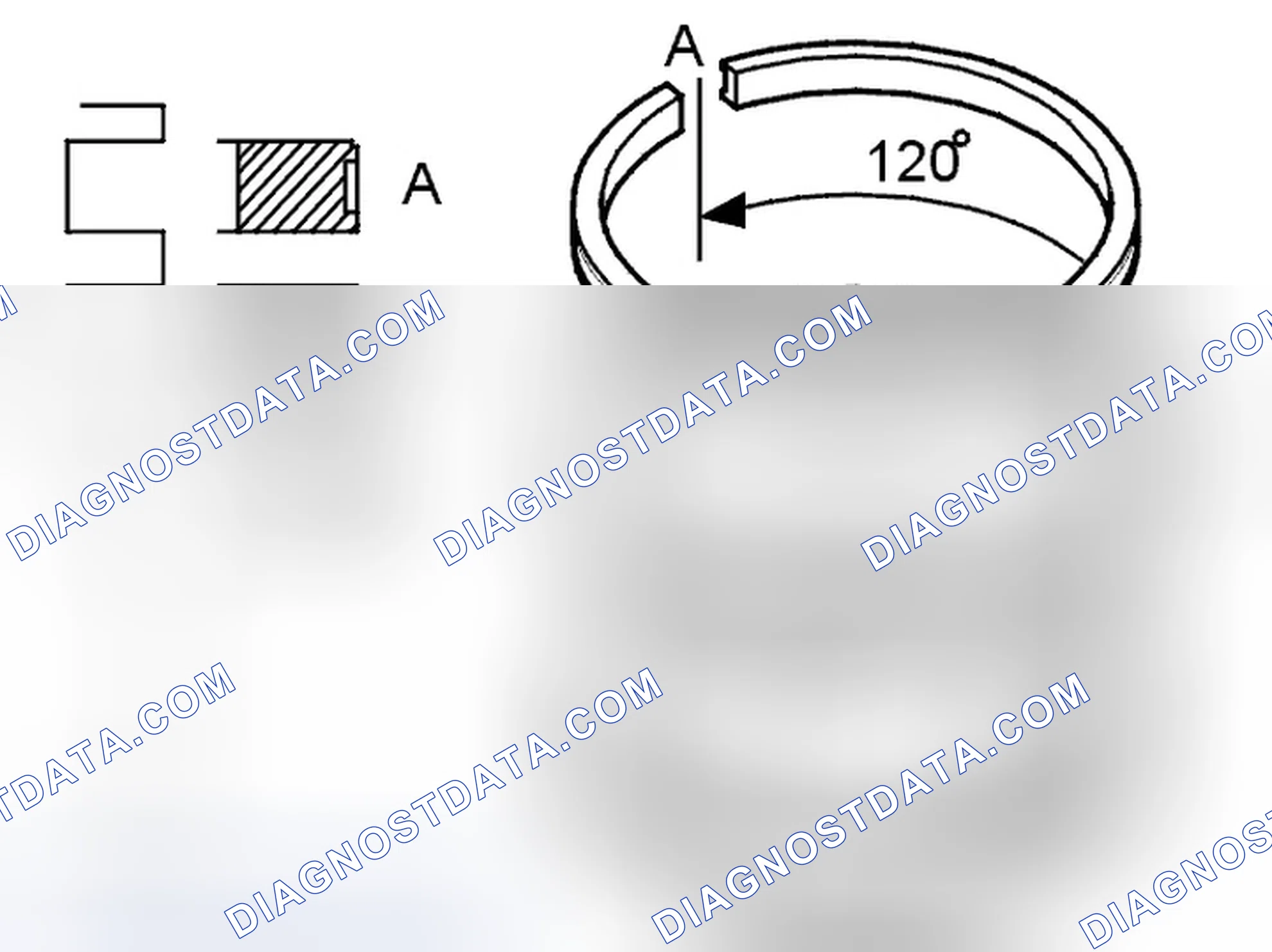 Scheme 423: Installing piston rings