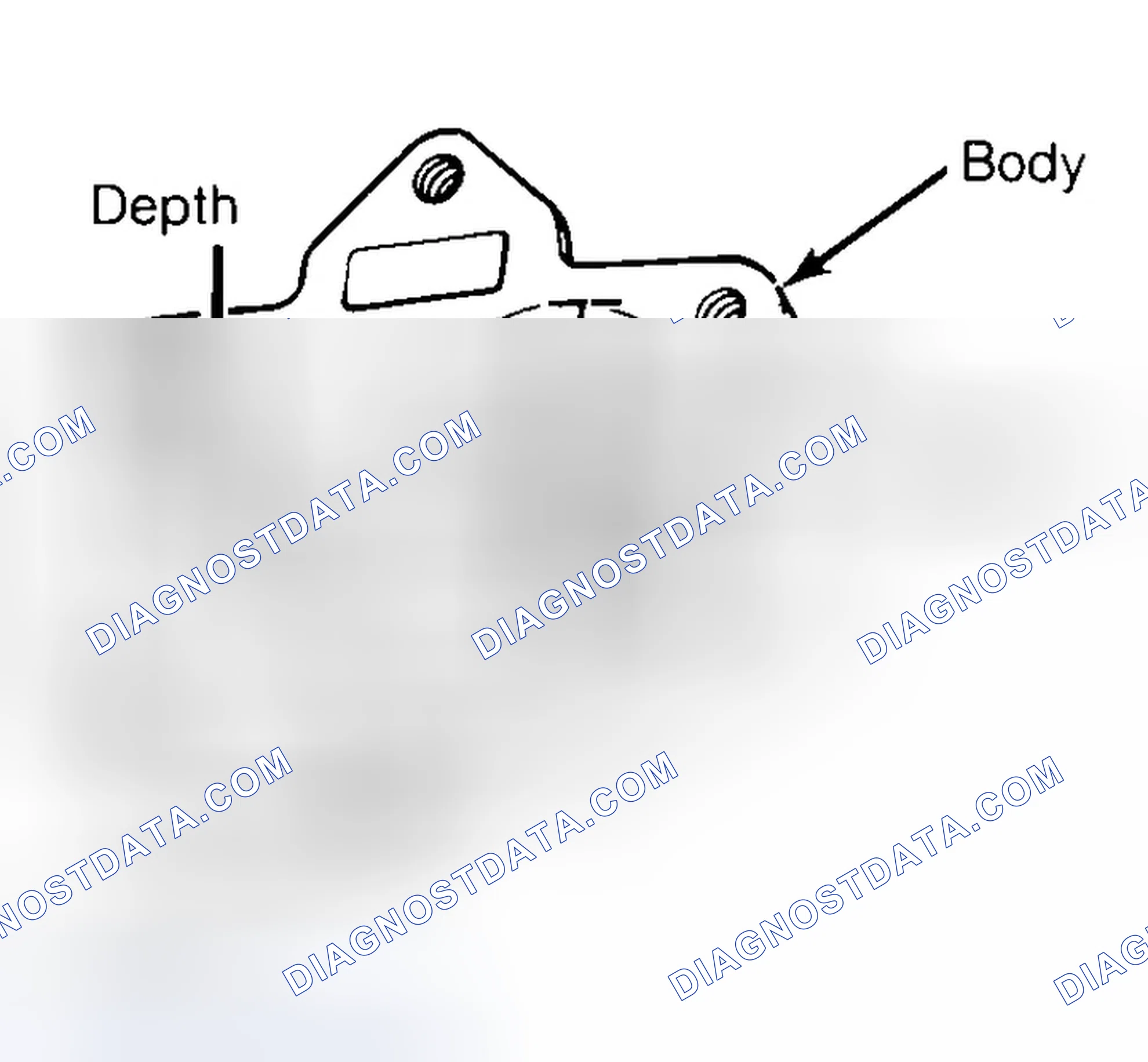 Scheme 35: Measuring Oil Pump Gear Cavity
