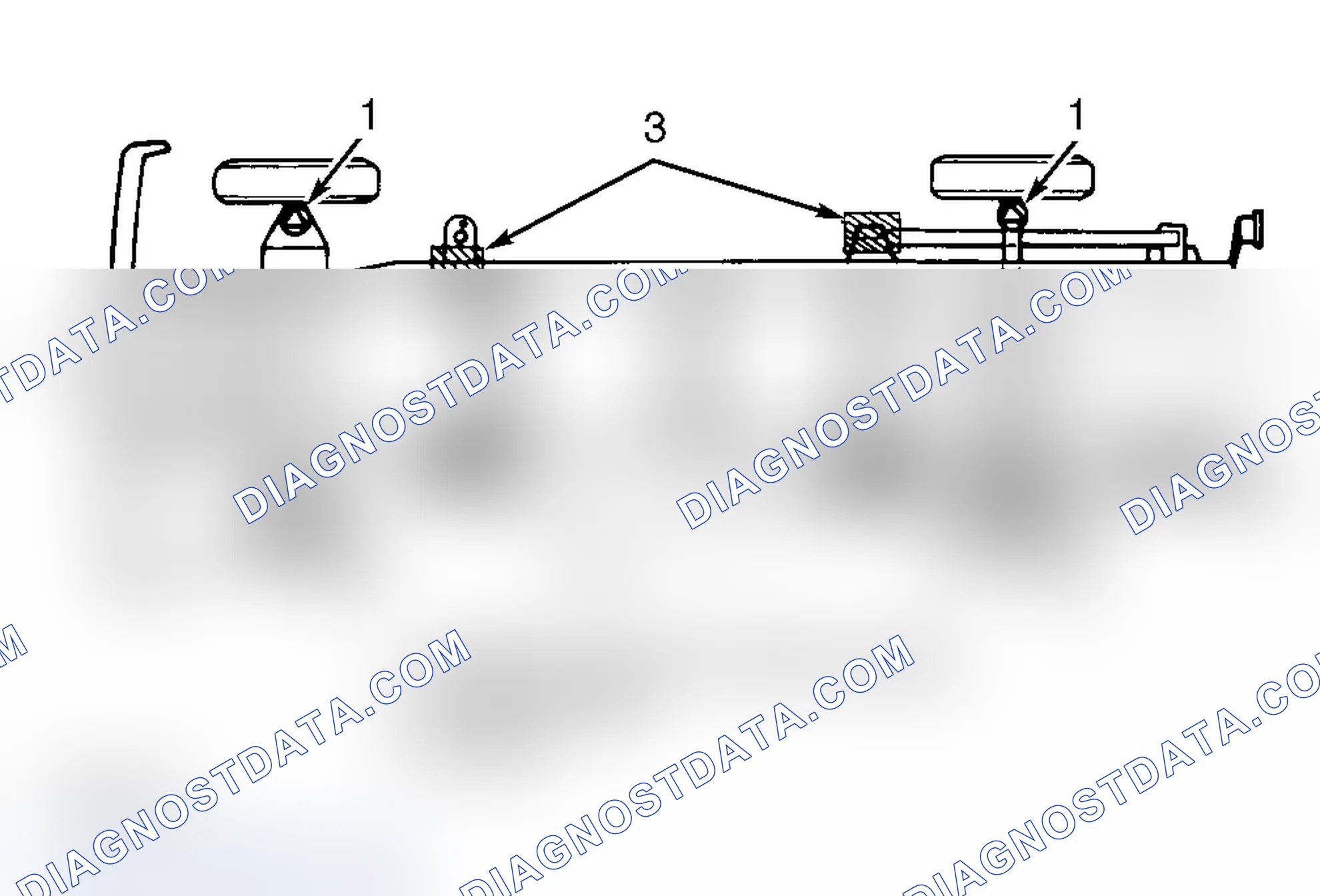 Scheme 14: Hoisting & Jacking Locations ("G" Series) Courtesy of General Motors Corp.