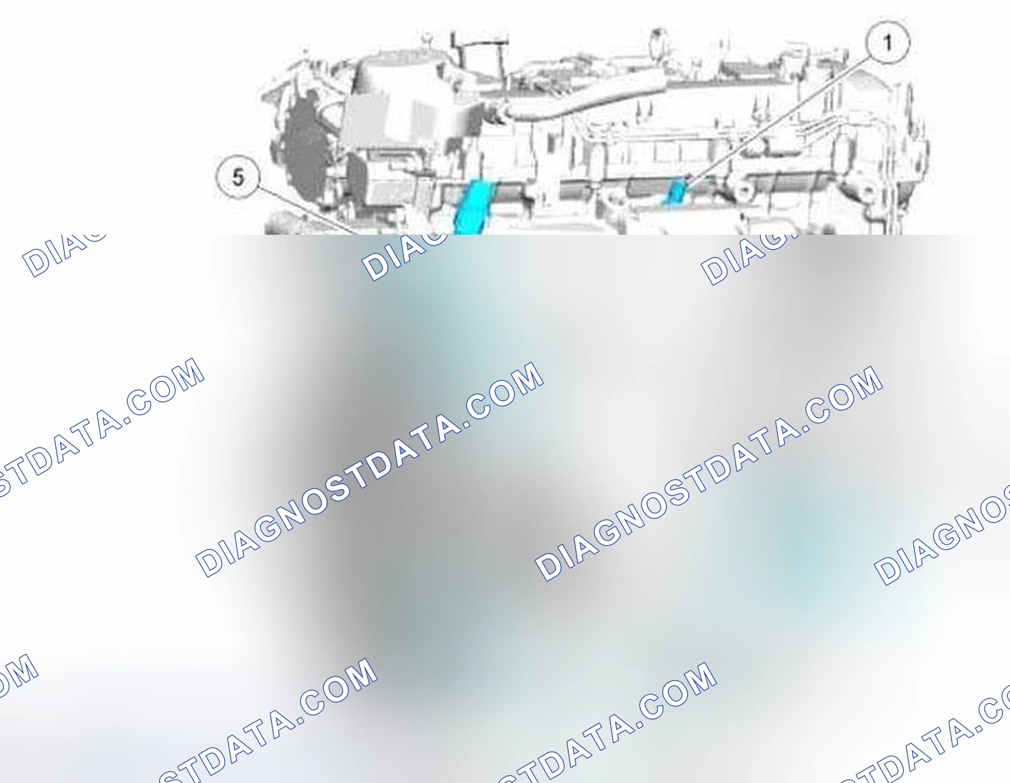 Scheme 3: Rear Engine Sensor Locations - 2.0L