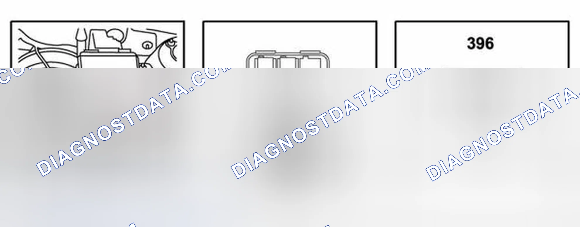 Scheme 111: Relay, RH radiator fan, high speed (396)