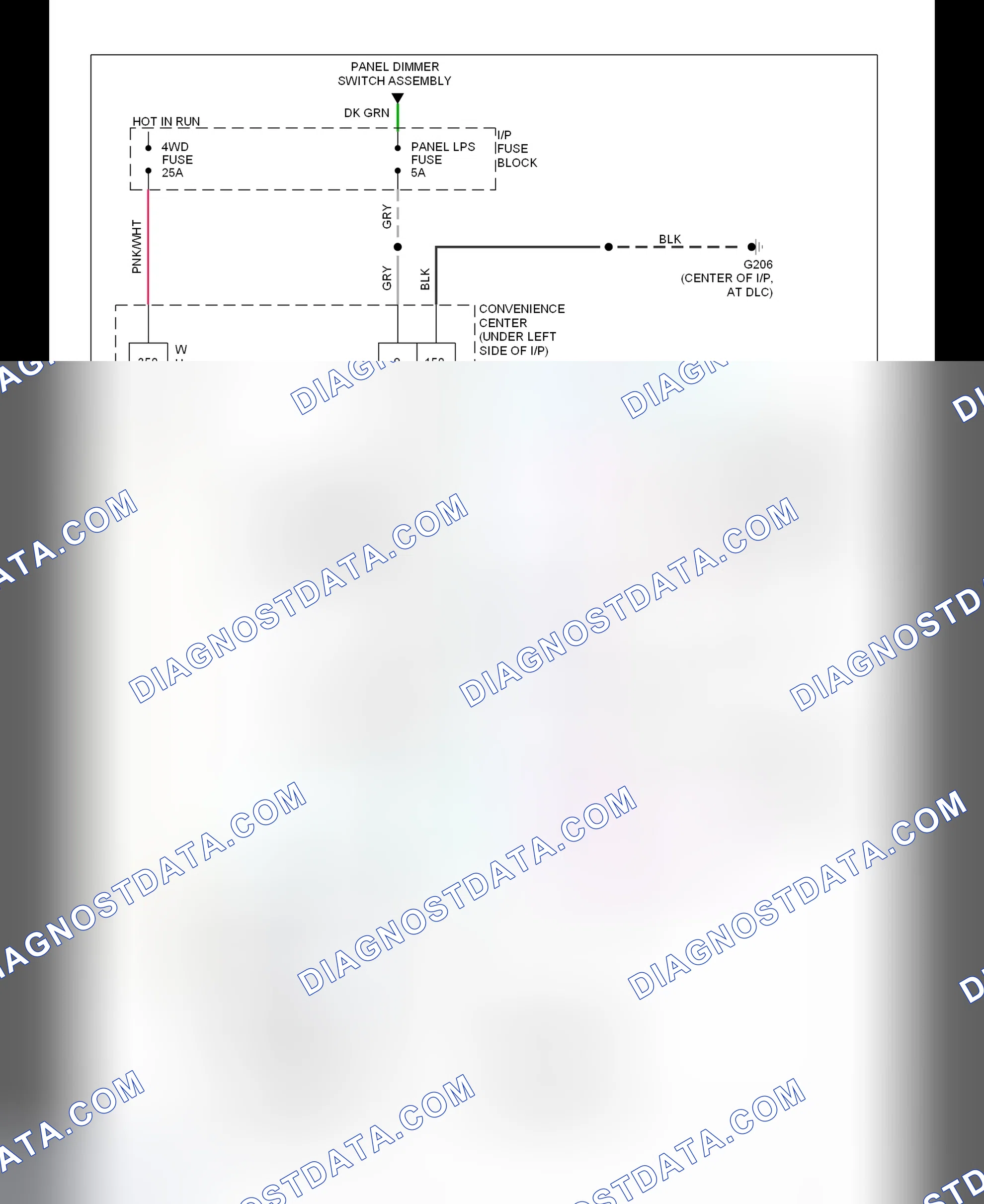 Scheme 10: Transfer Case Circuit (1994 K300)
