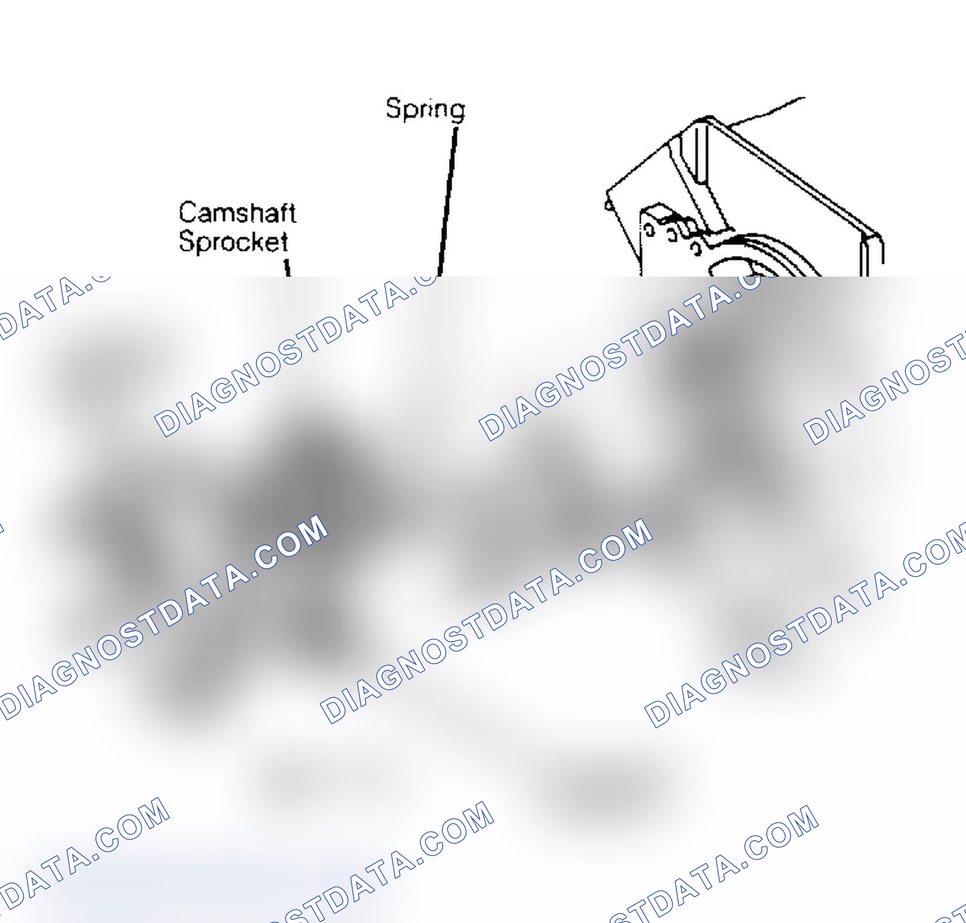 Scheme 10: Exploded View of Timing Chain Assembly