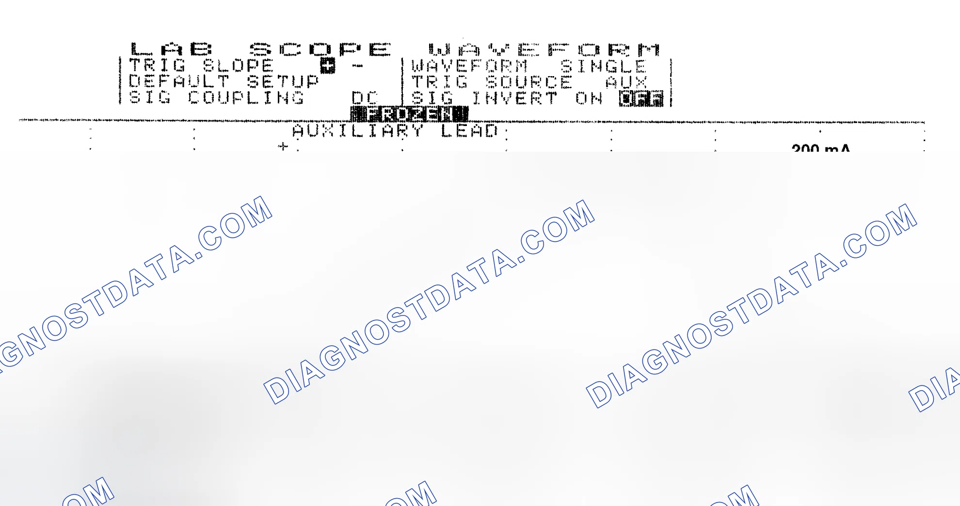 Scheme 13: Single Injector w/Normal Current Flow - Current Pattern