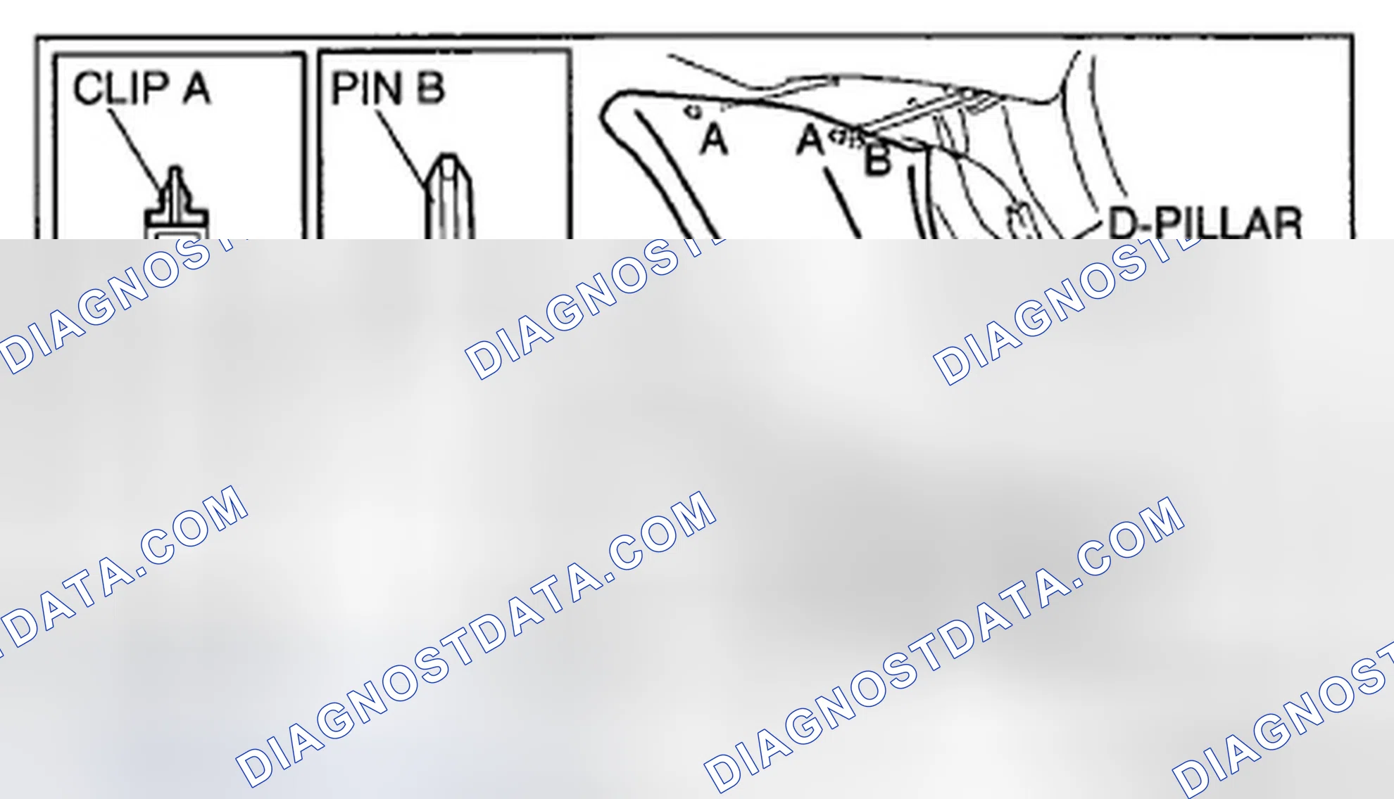 Scheme 71: D-PILLAR TRIM REMOVAL/INSTALLATION