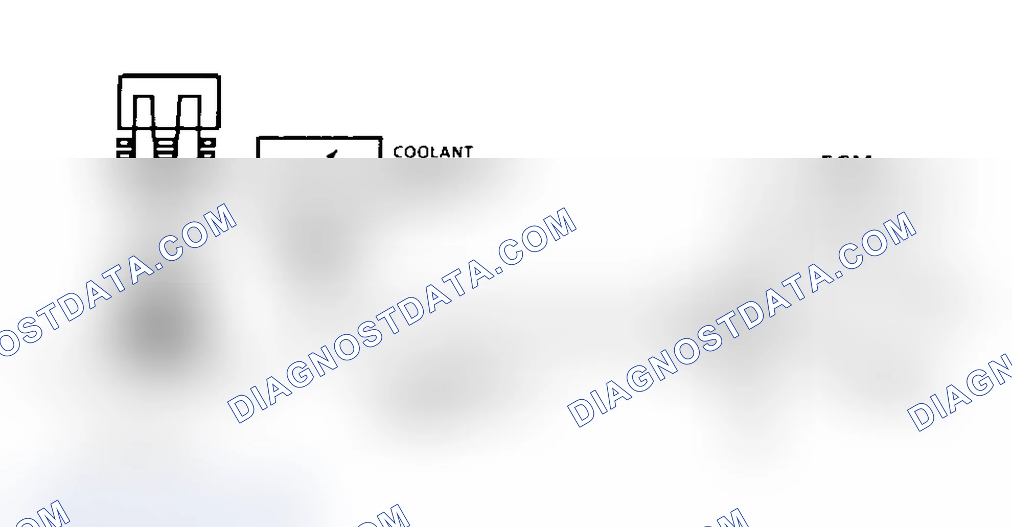 Scheme 94: Code 14 Schematic (7.4L) Coolant Sensor Signal Voltage Low