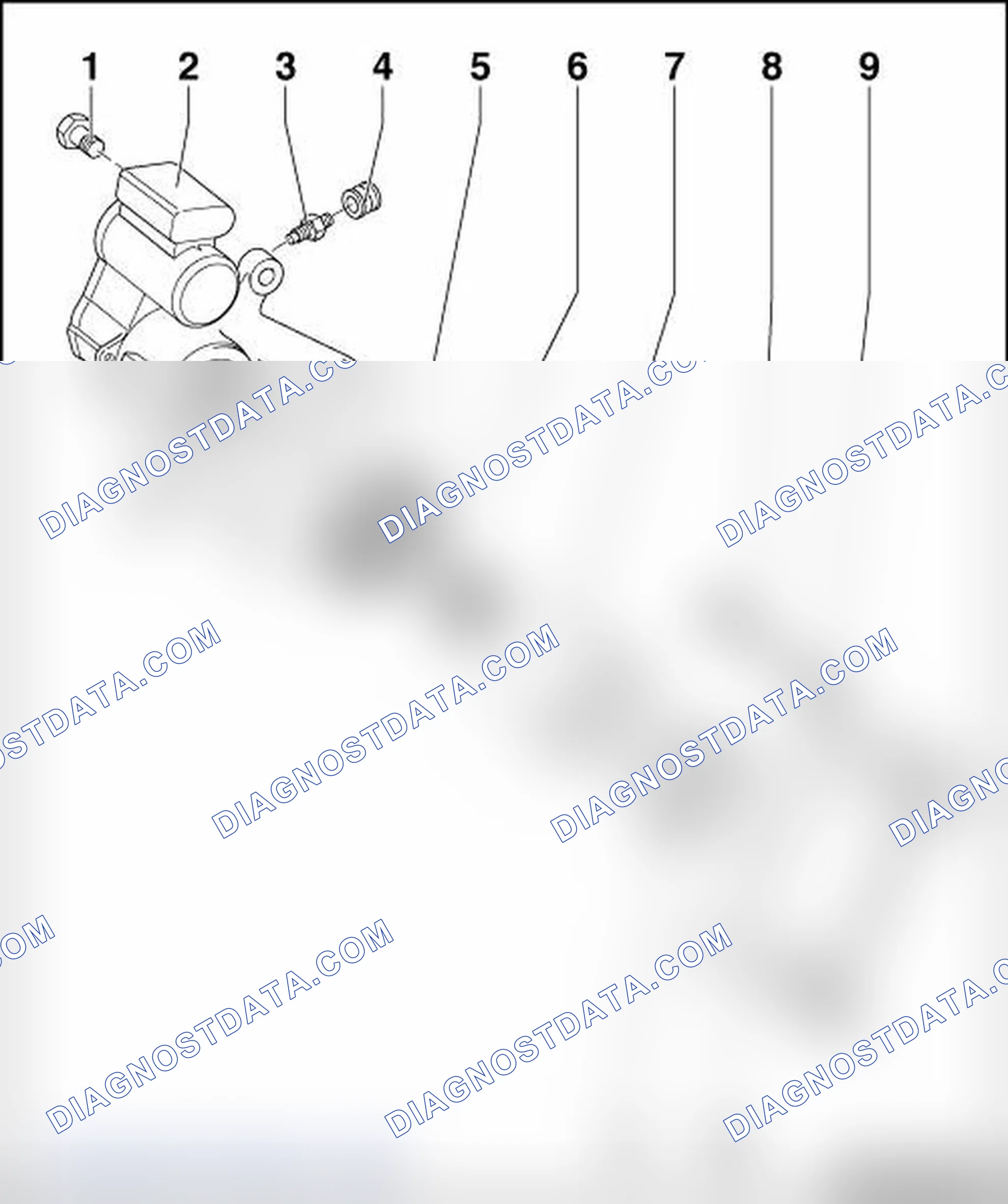 Scheme 55: ELECTRONIC PARKING BRAKE REAR CALIPER, SERVICING