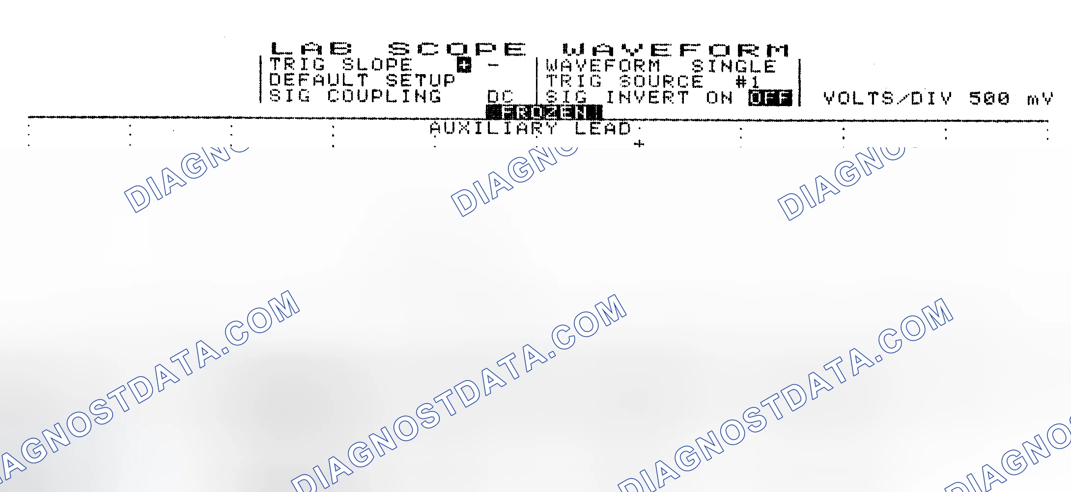 Scheme 10: Single Injector w/Excessive Current Flow - Current Pattern