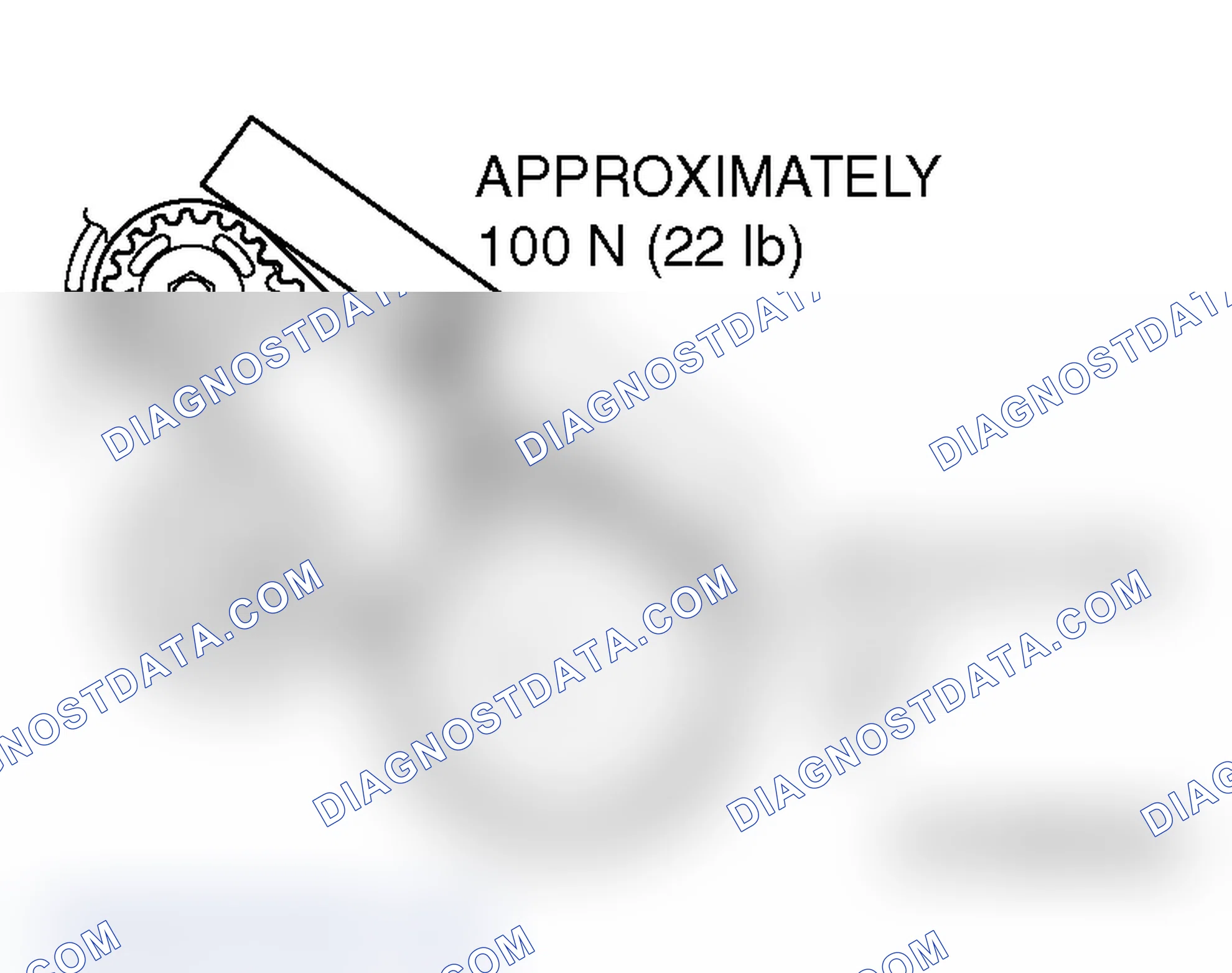 Scheme 696: BALANCER TIMING BELT TENSION CHECK